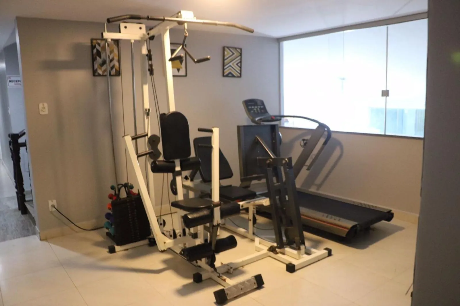 Fitness centre/facilities in Onix Hotel Praia de Piata