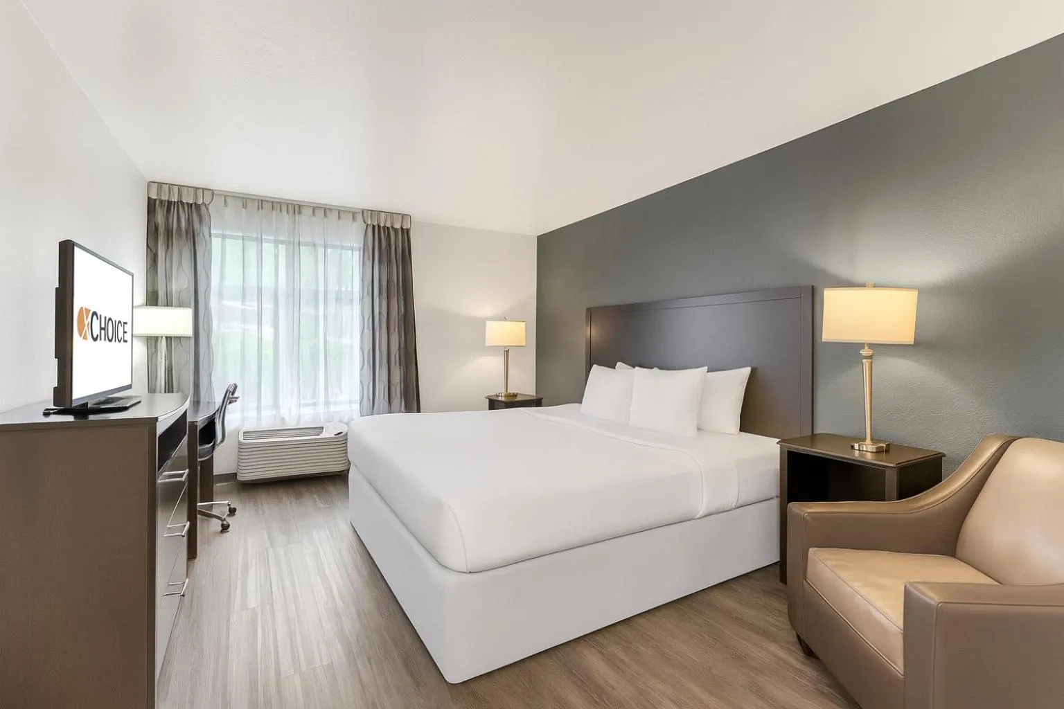 Bed in Suburban Studios Salt Lake City Airport