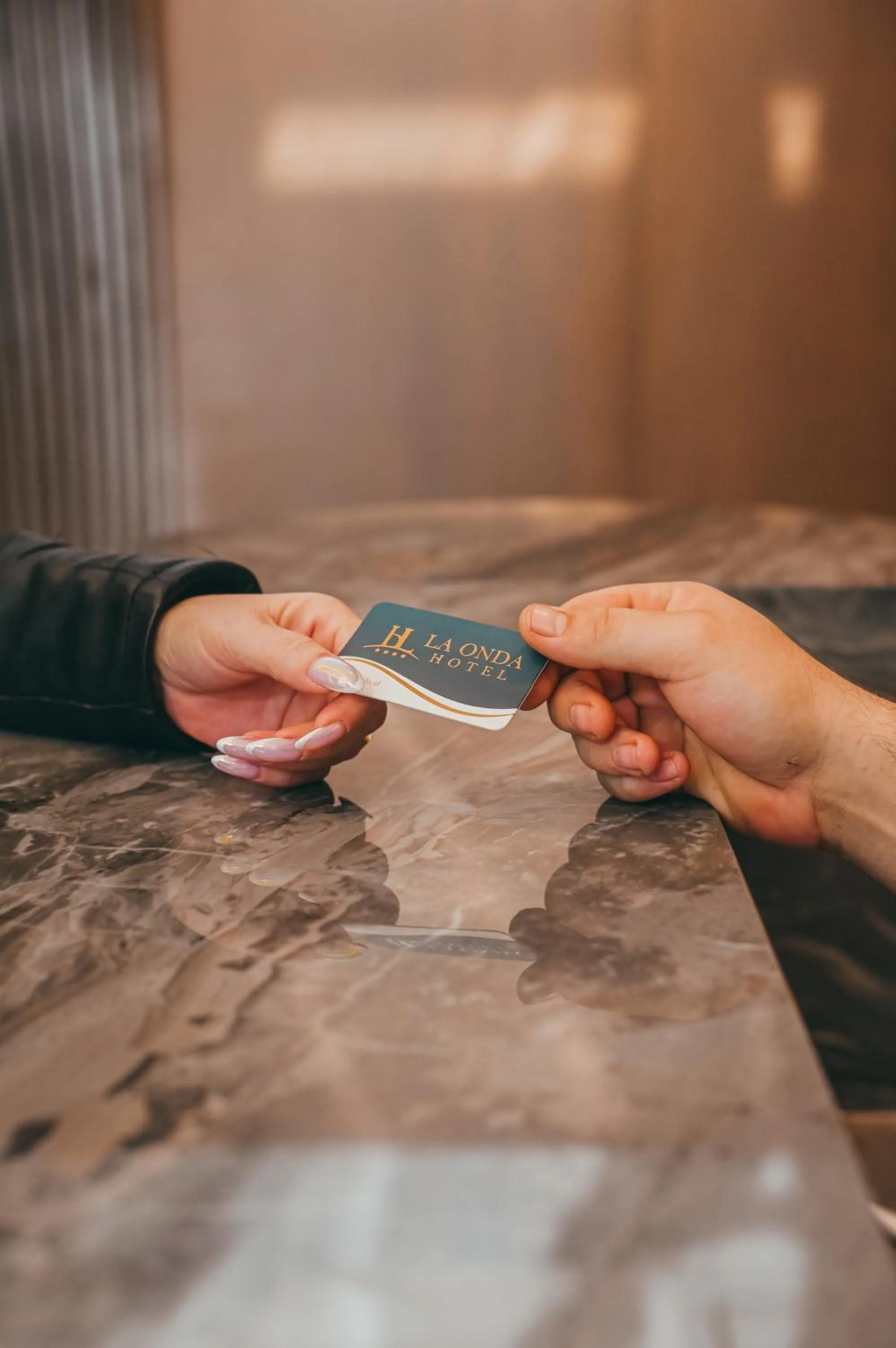 Logo/Certificate/Sign in La Onda Hotel Durres