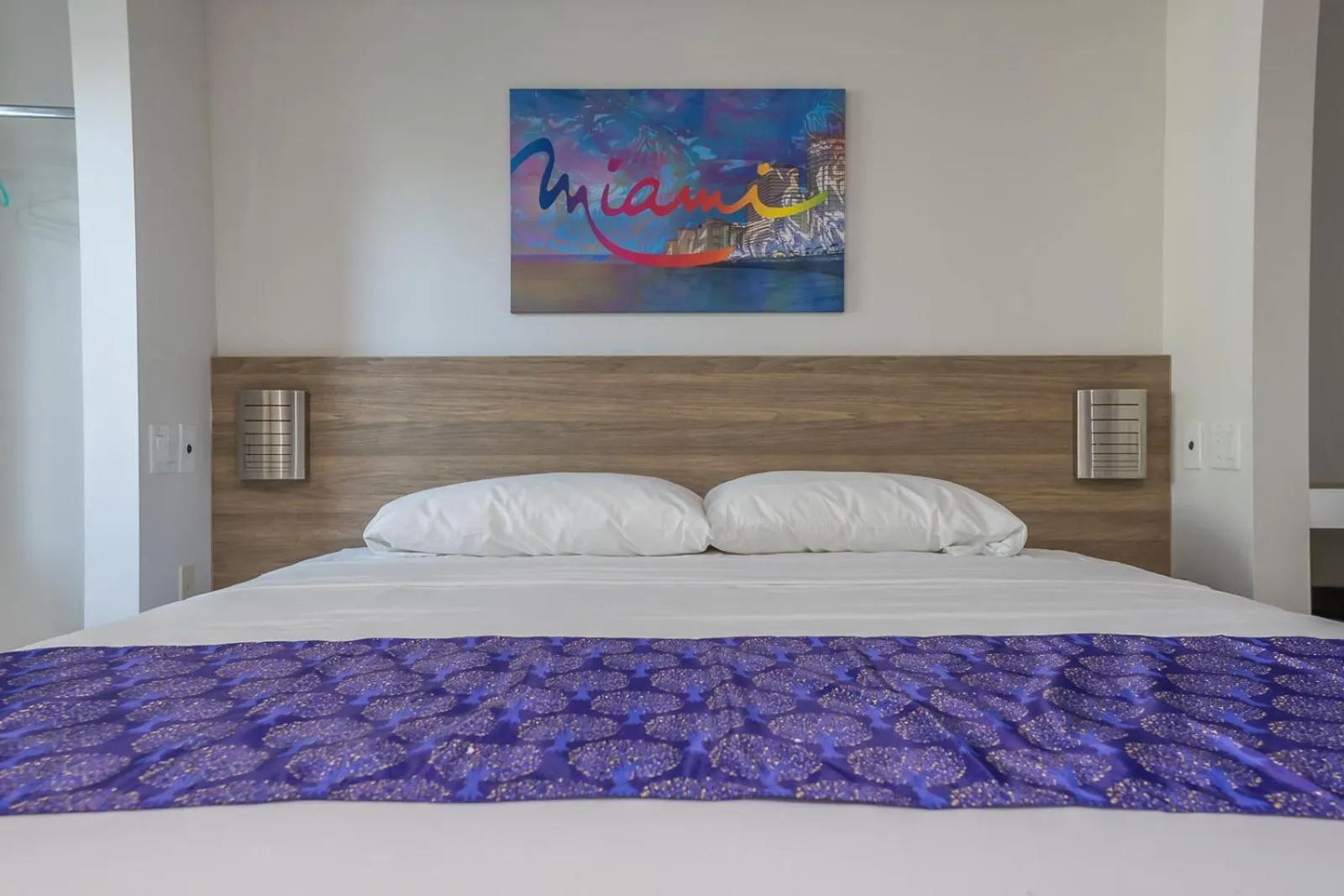 Bed in The Biscayne Hotel