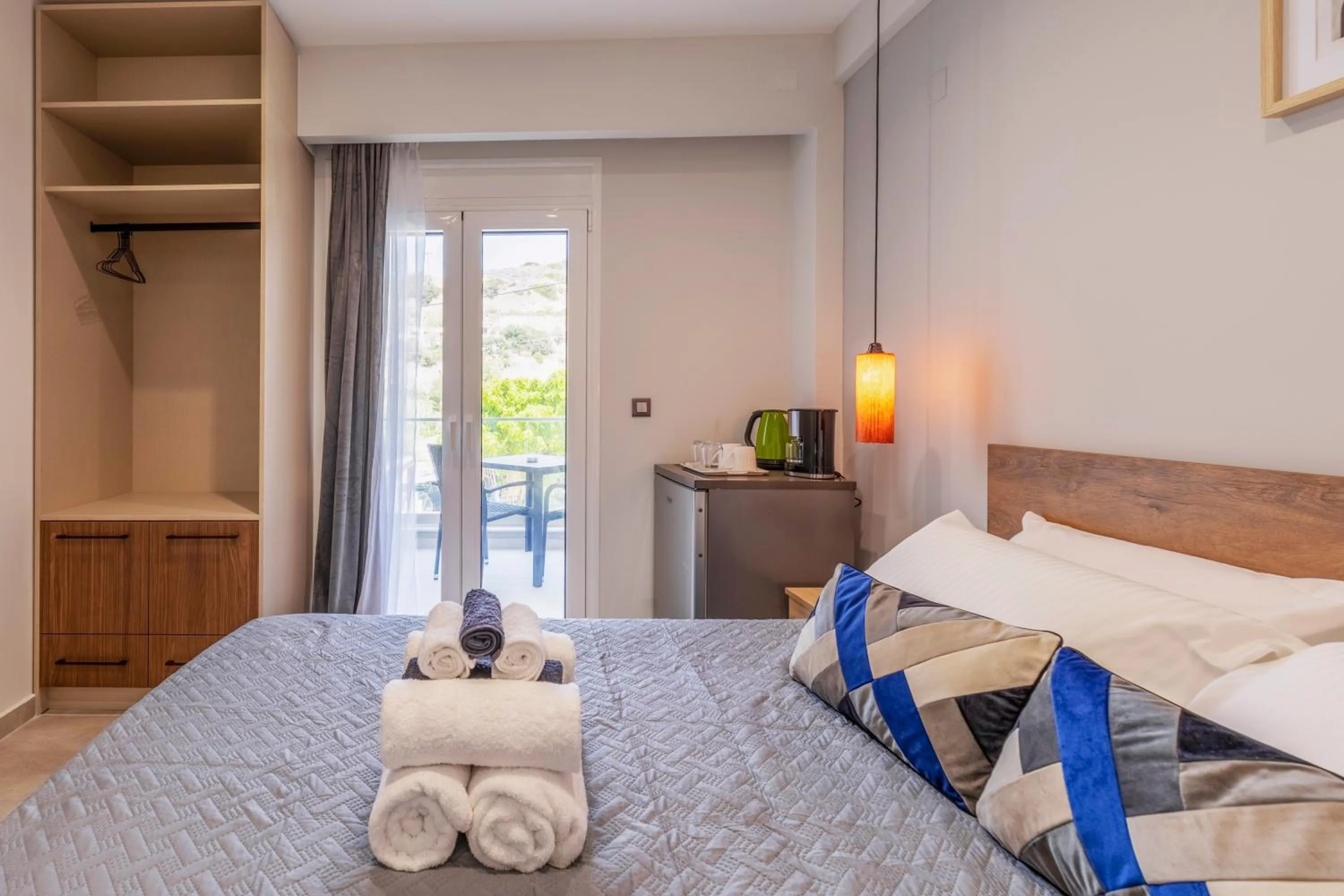 Bed in Tertsa Suites