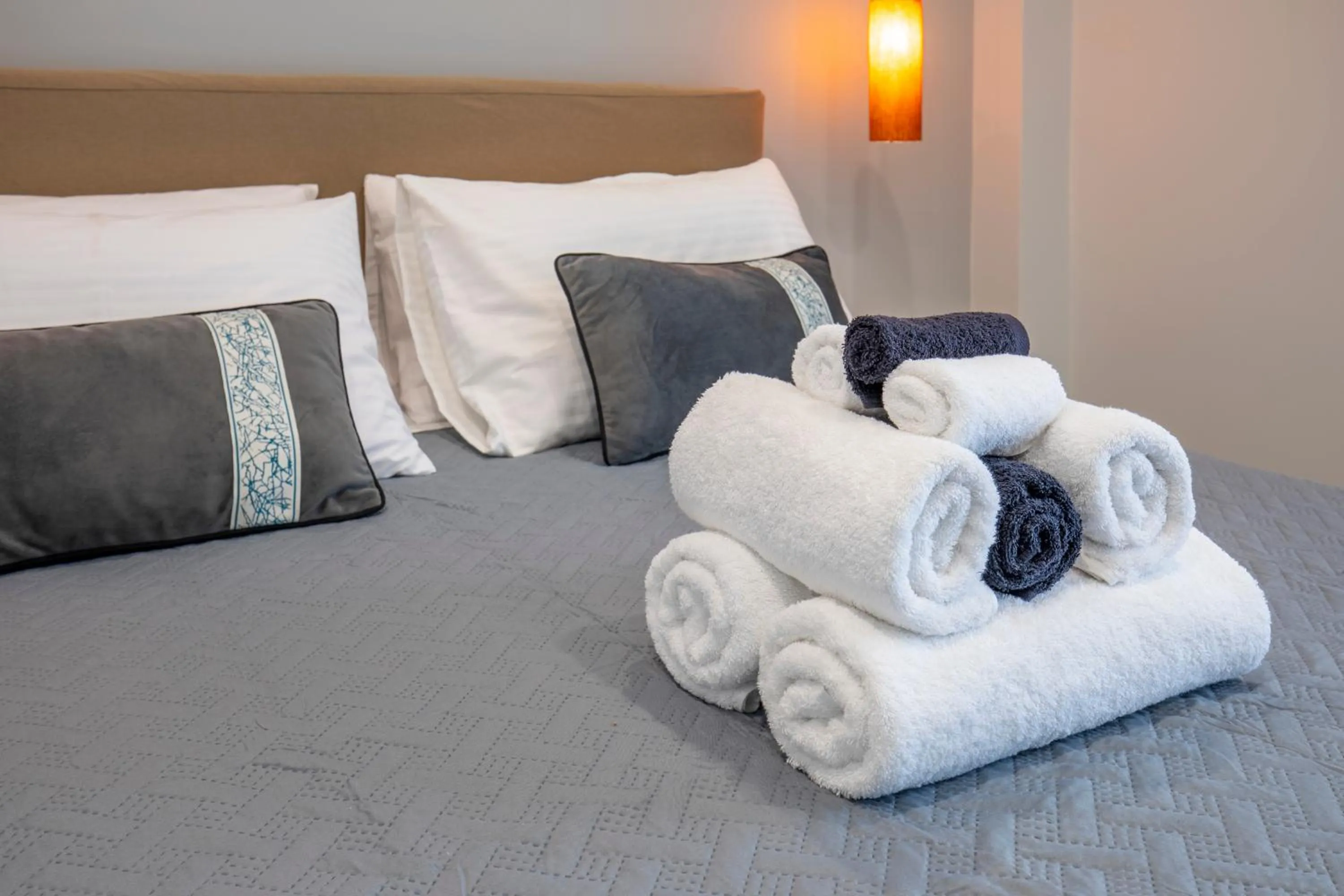 Bed in Tertsa Suites