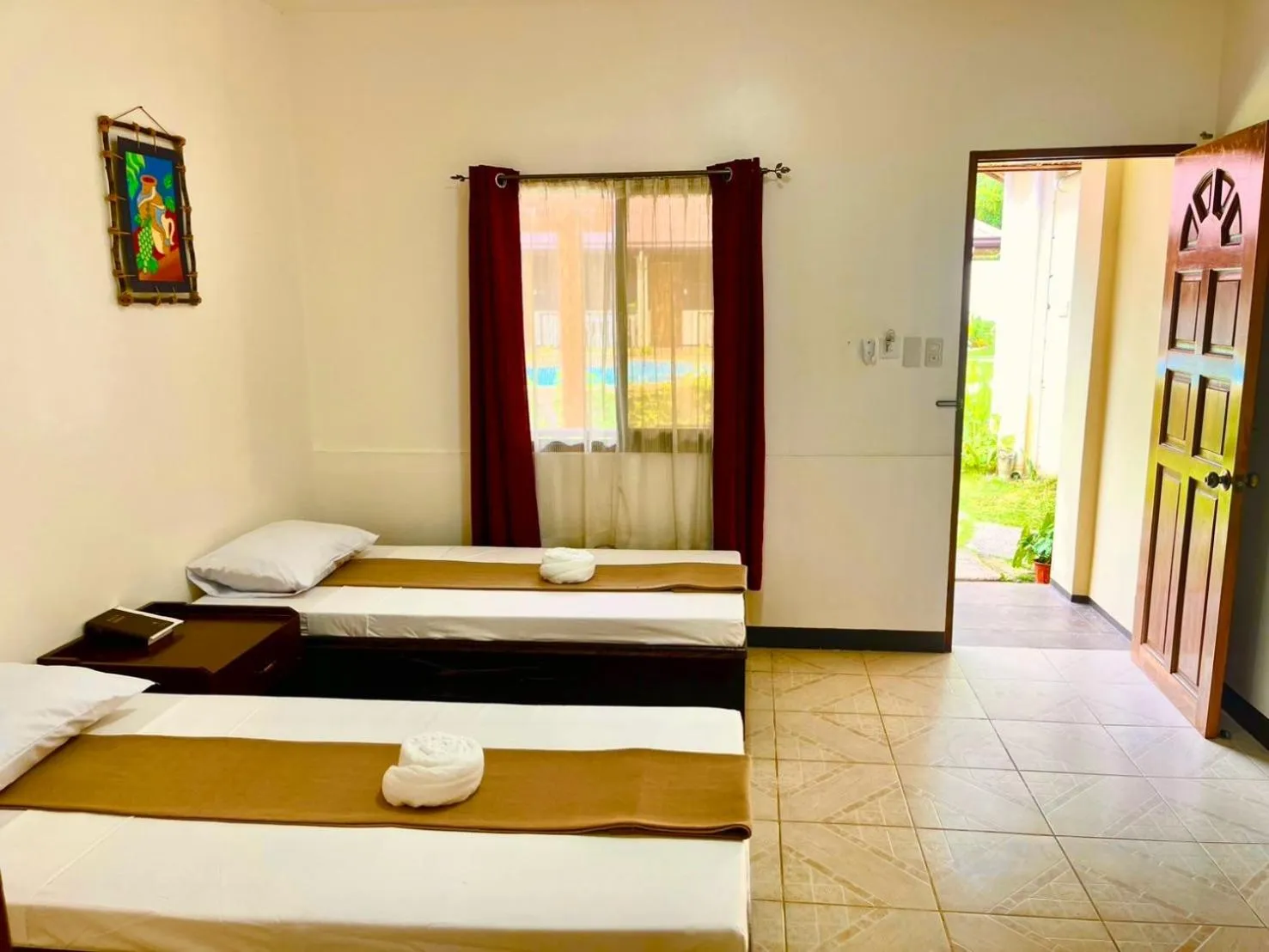 Bed in CHIISAI NATSU RESORT