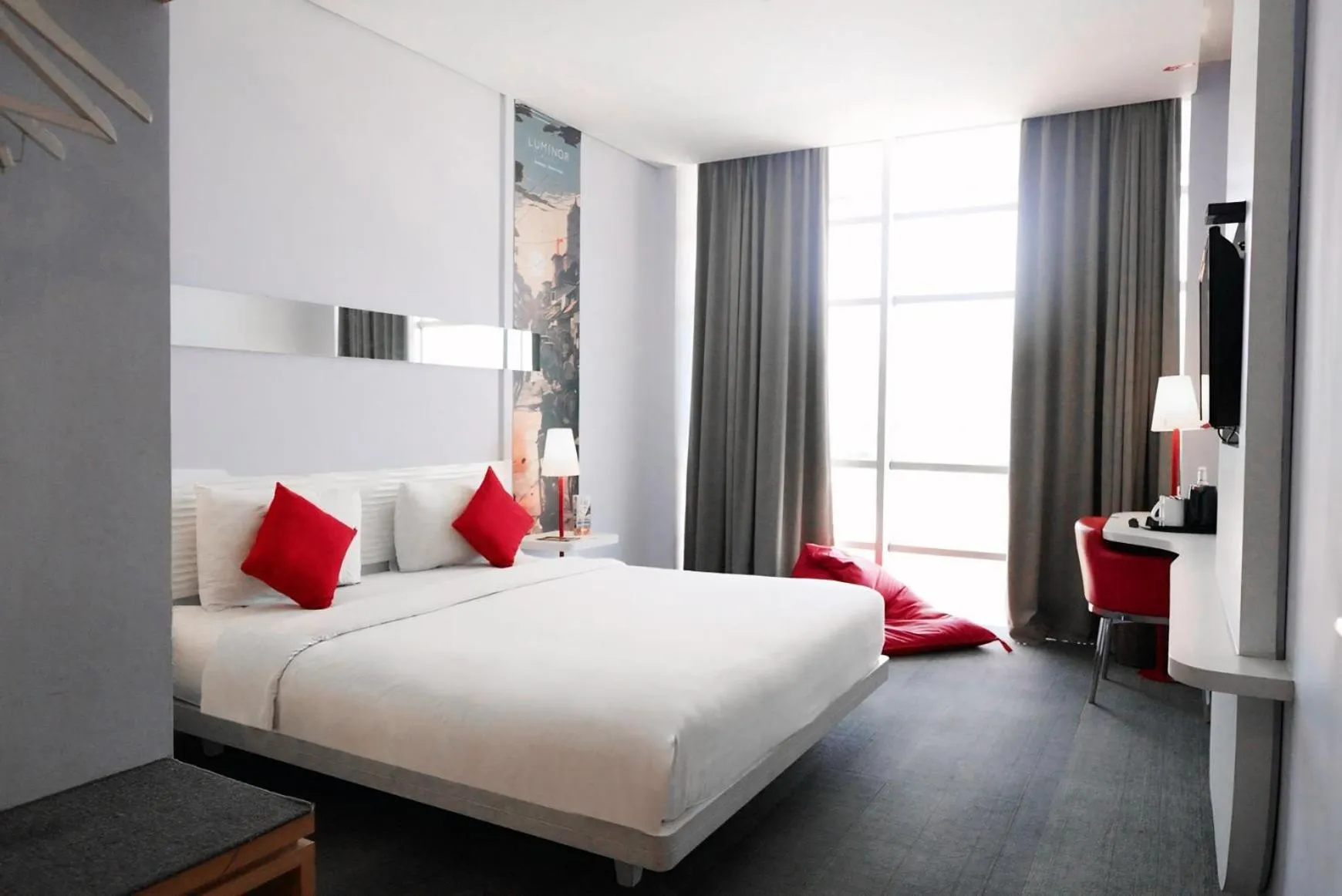 Bedroom, Bed in Luminor Hotel Metro Indah Bandung - Free Breakfast - Free Exclusive Gym - Free Aesthetic Afternoon Tea or Coffee