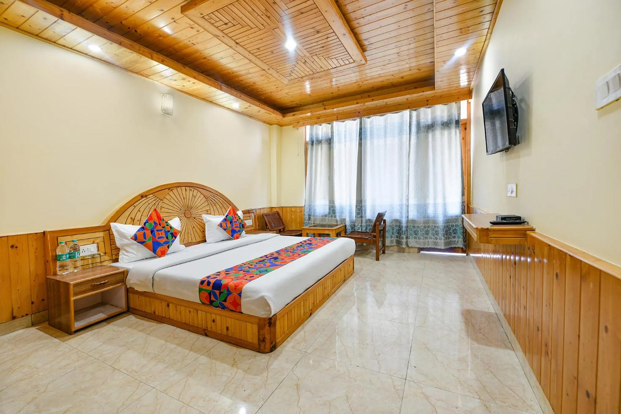 Bed in FabHotel Anant Meadows