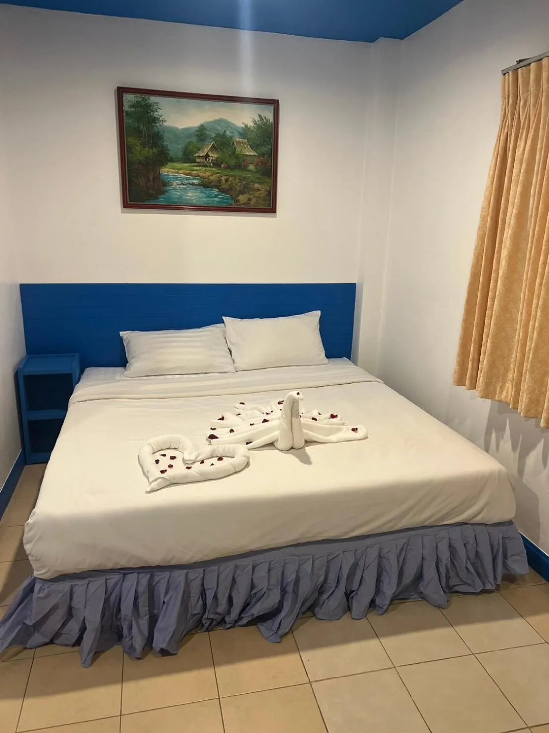 Bedroom in Blue Planet Hotel