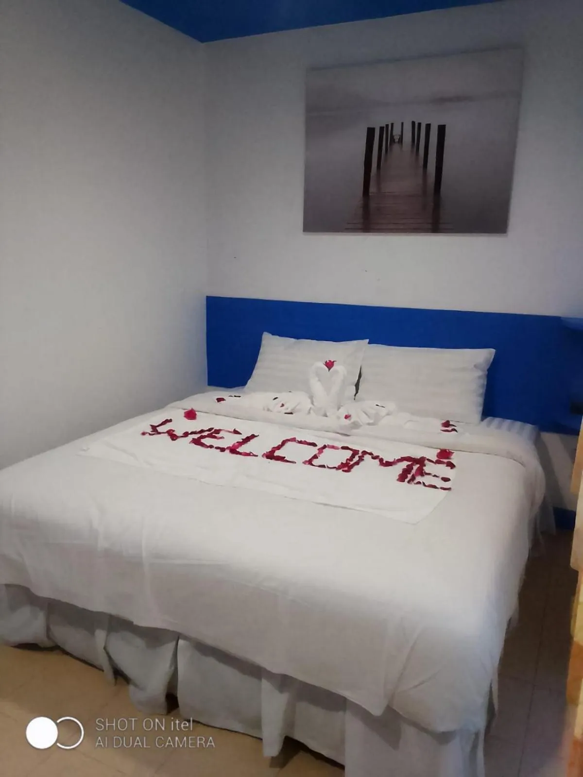 Bedroom in Blue Planet Hotel