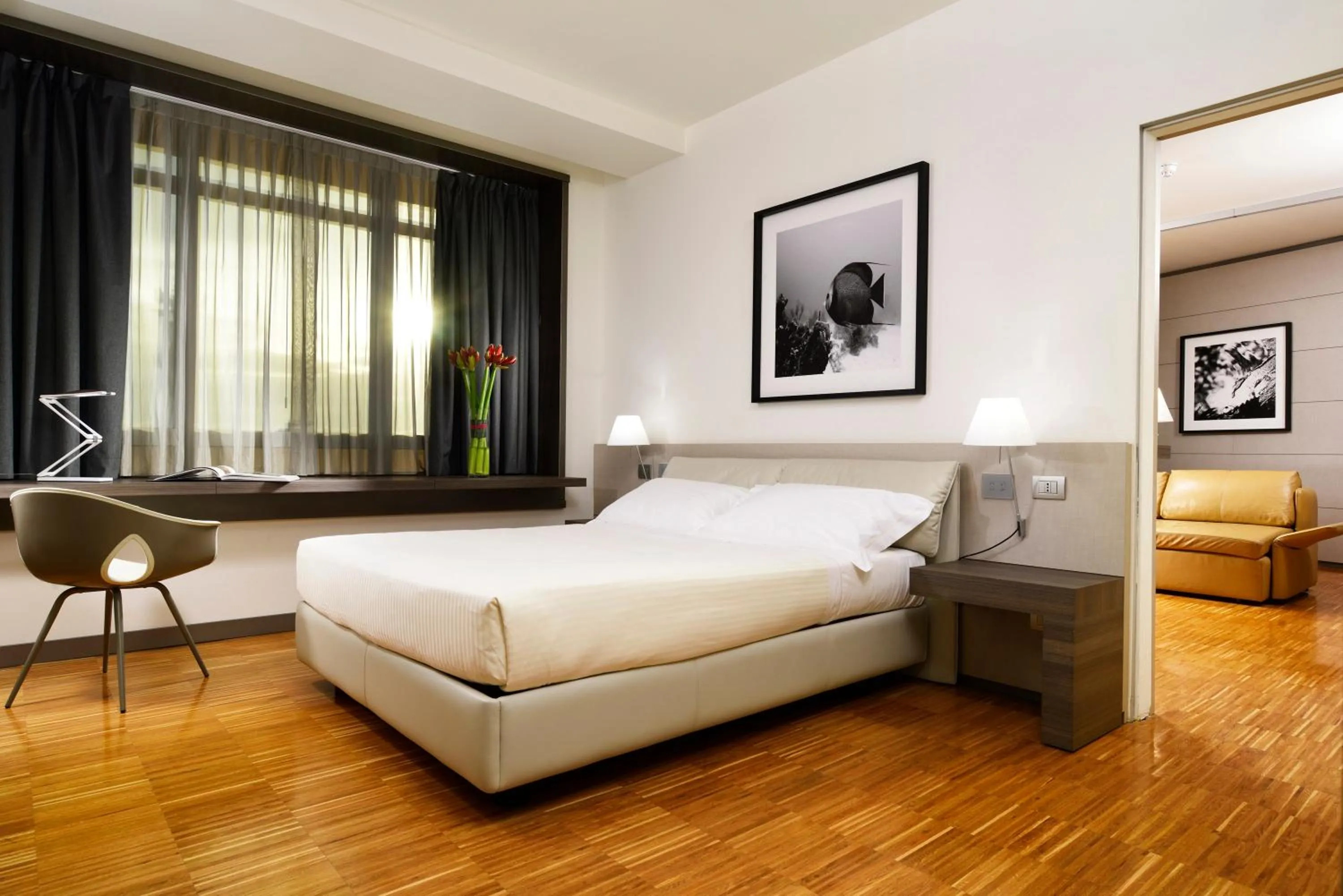 Bedroom, Bed in UNA Hotels San Vitale Bologna