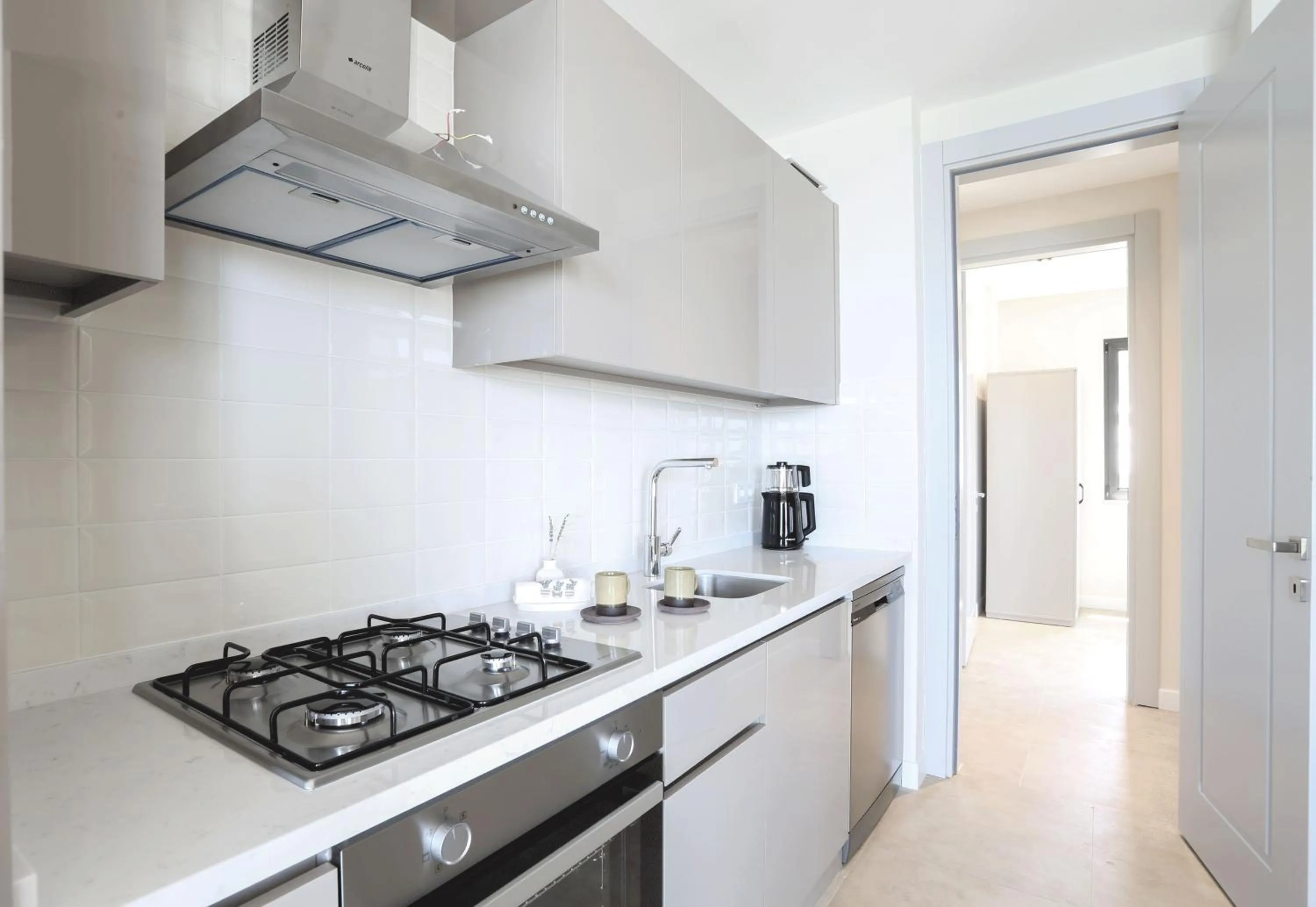 Kitchen or kitchenette in Kaktus Suites