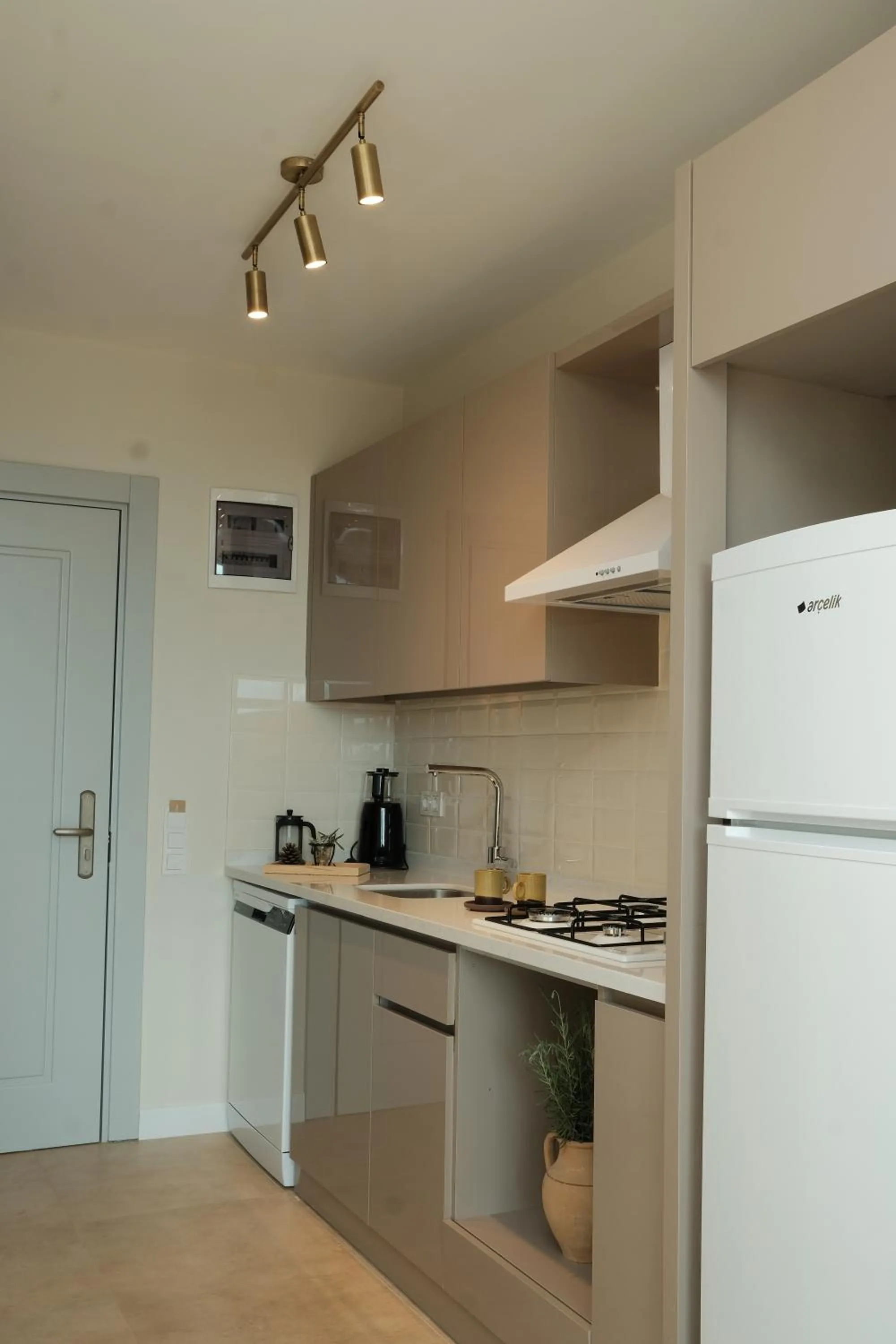 Kitchen or kitchenette in Kaktus Suites