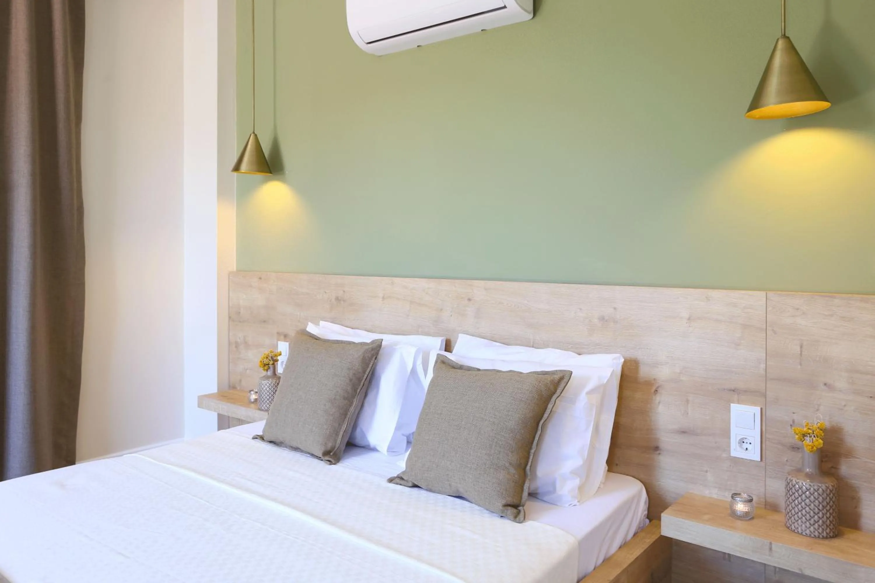 Bed in Kaktus Suites