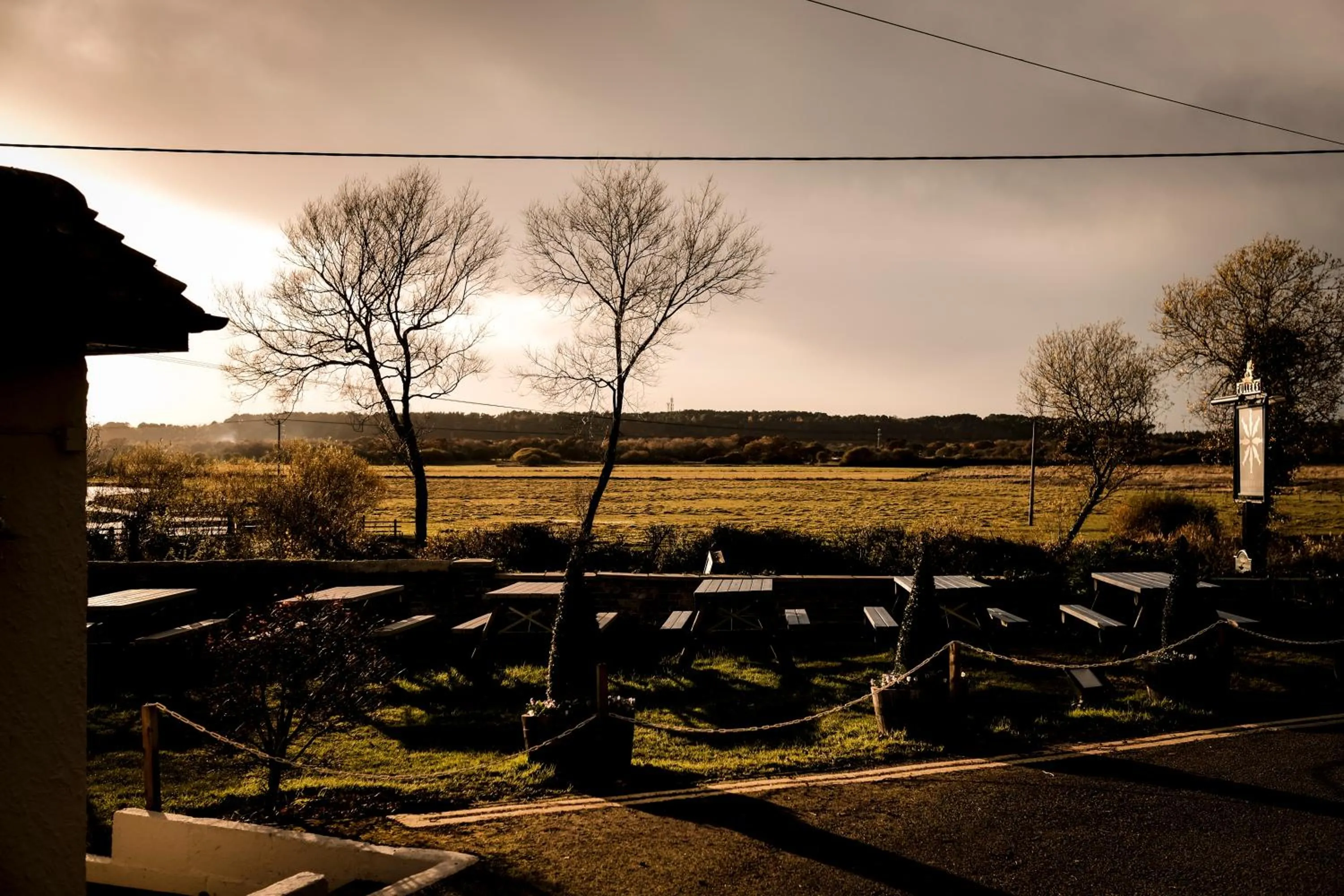 Garden in Fisherman's Haunt Hotel