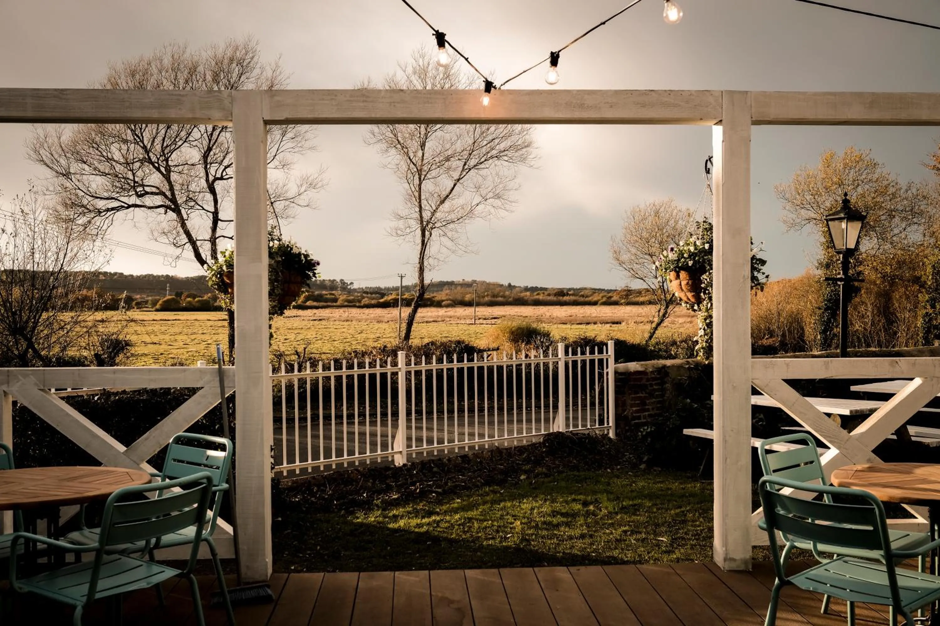 Garden view in Fisherman's Haunt Hotel