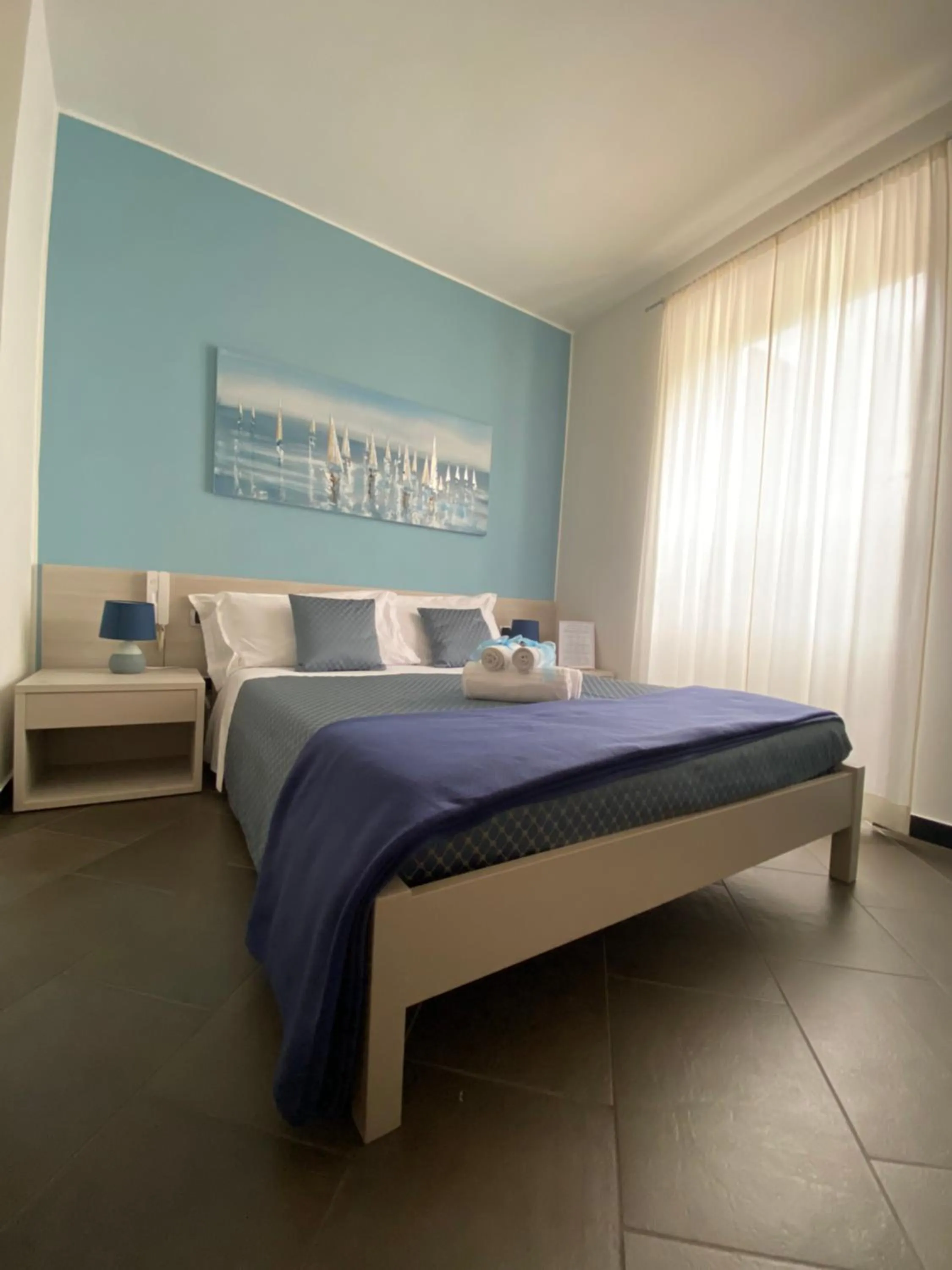 Bed in Pensione Sorriso