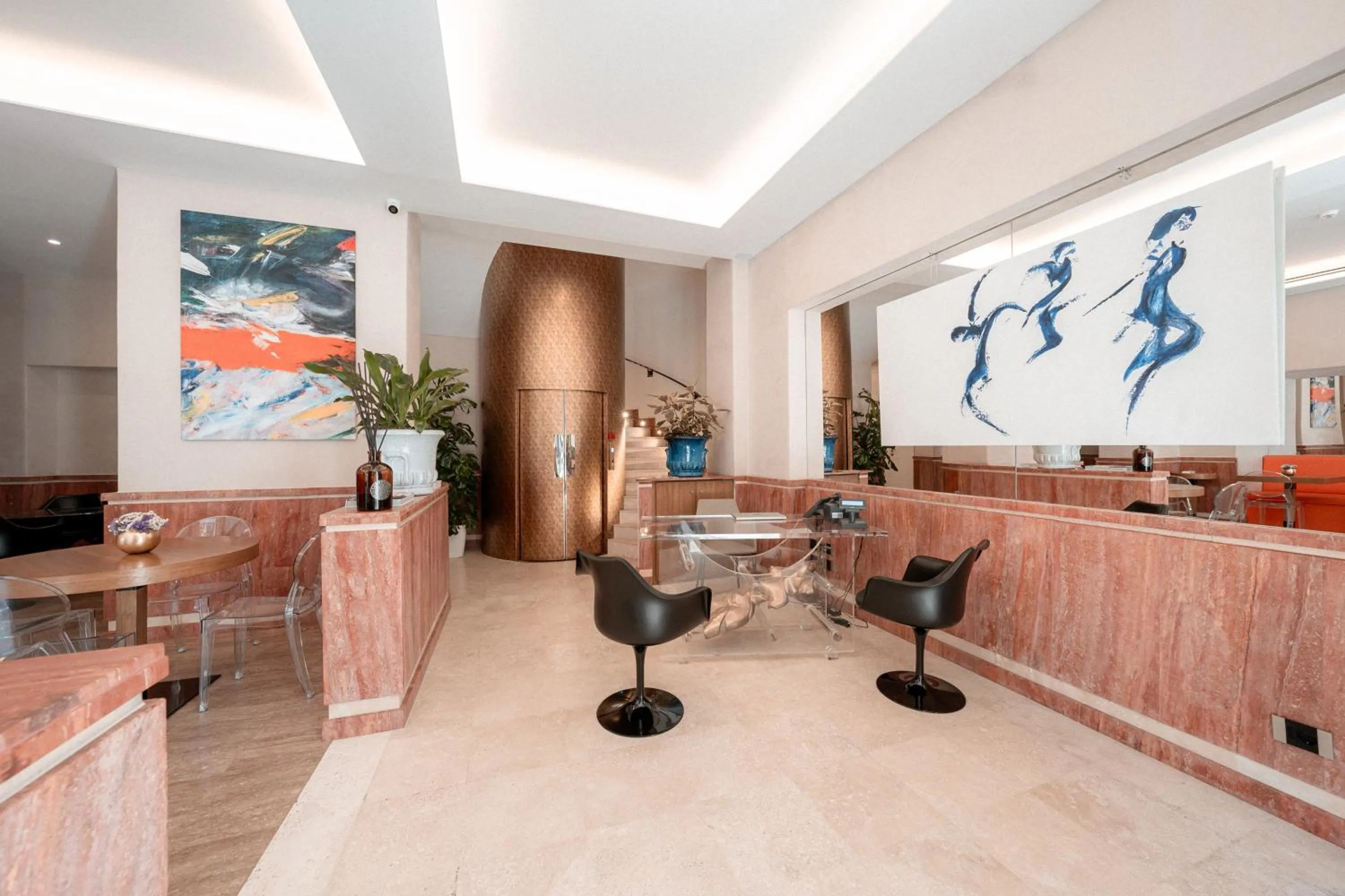 Lobby or reception in Hotel Via Veneto