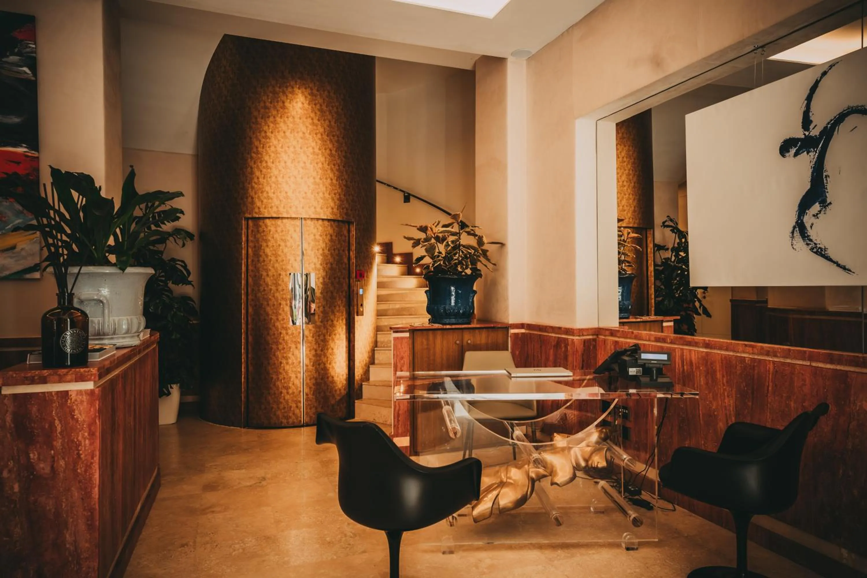 Lobby or reception in Hotel Via Veneto