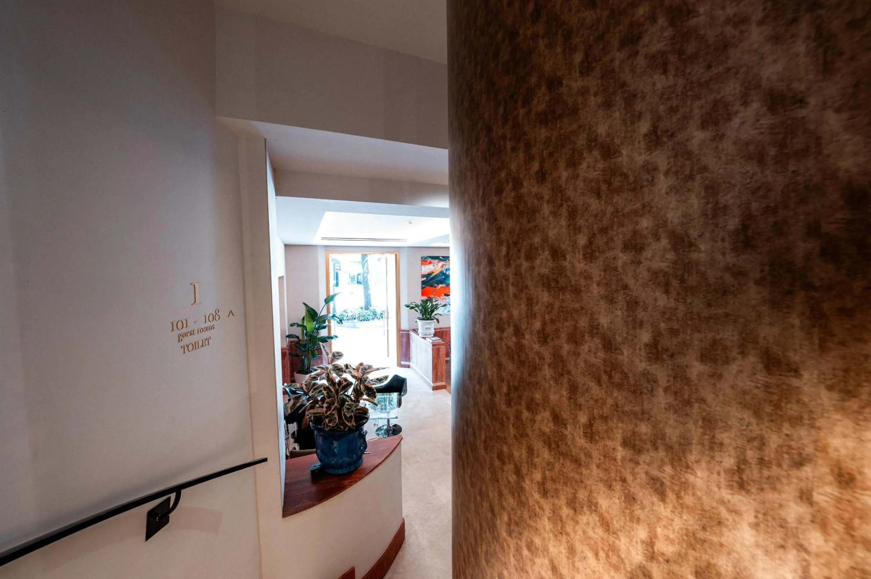 Lobby or reception in Hotel Via Veneto