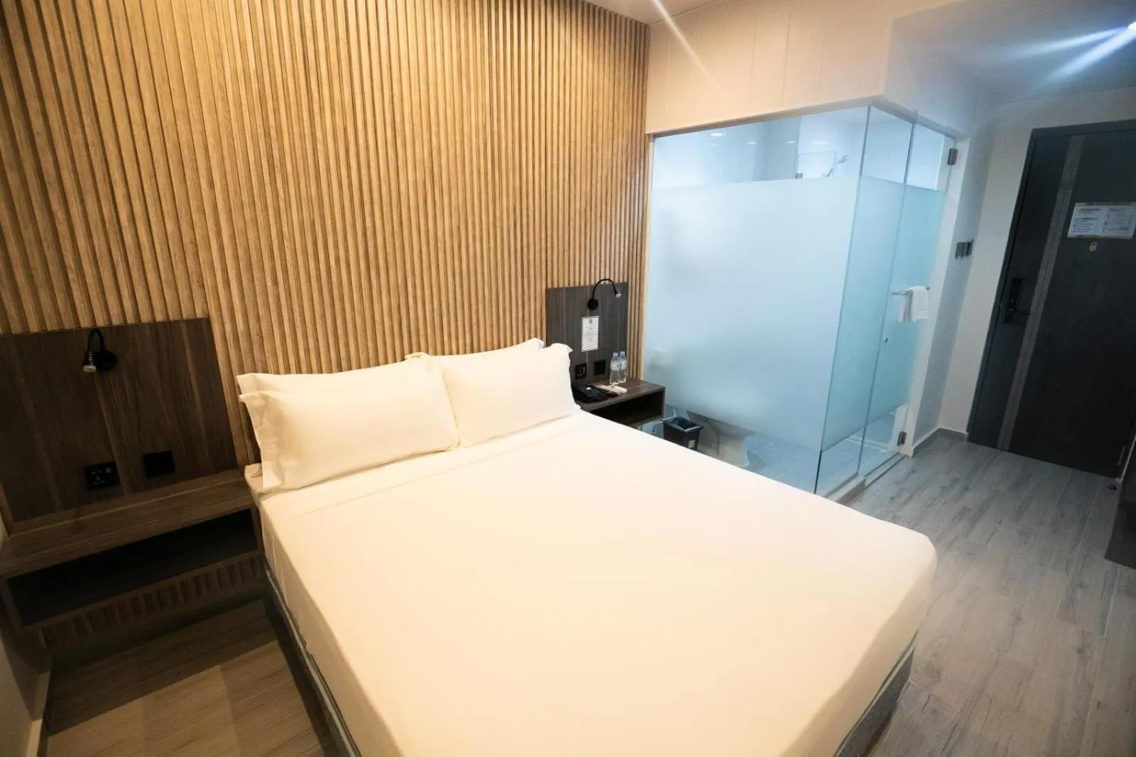 Bed in City Pod Hotel