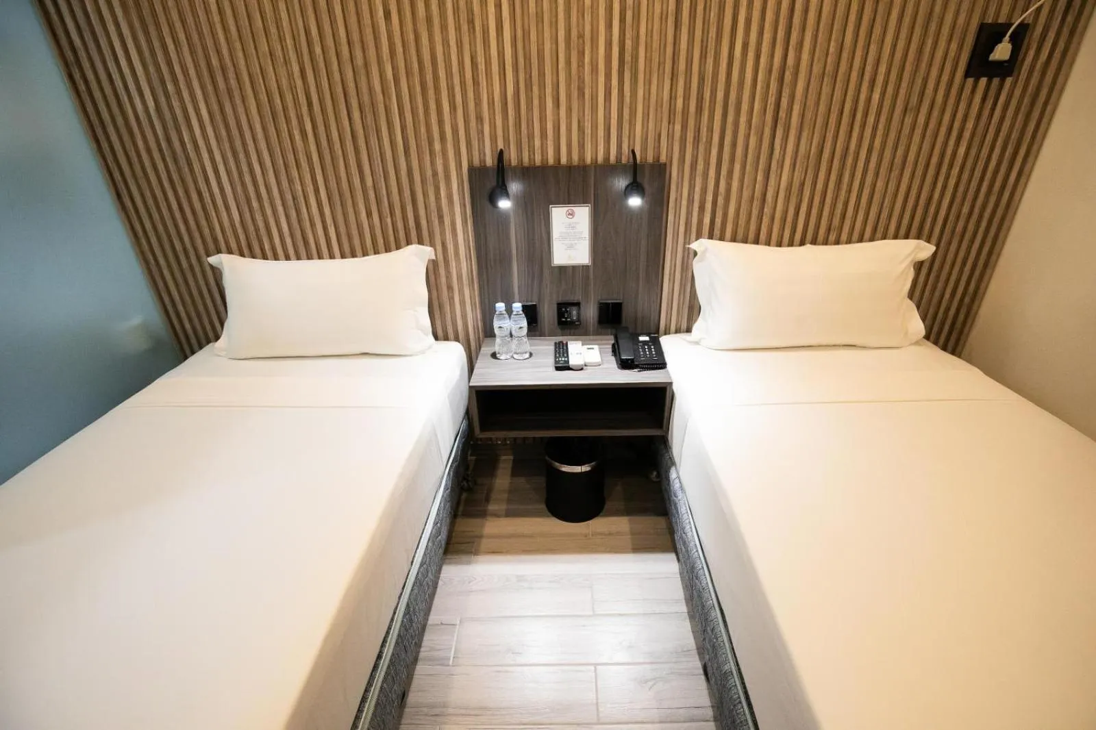 Bed in City Pod Hotel