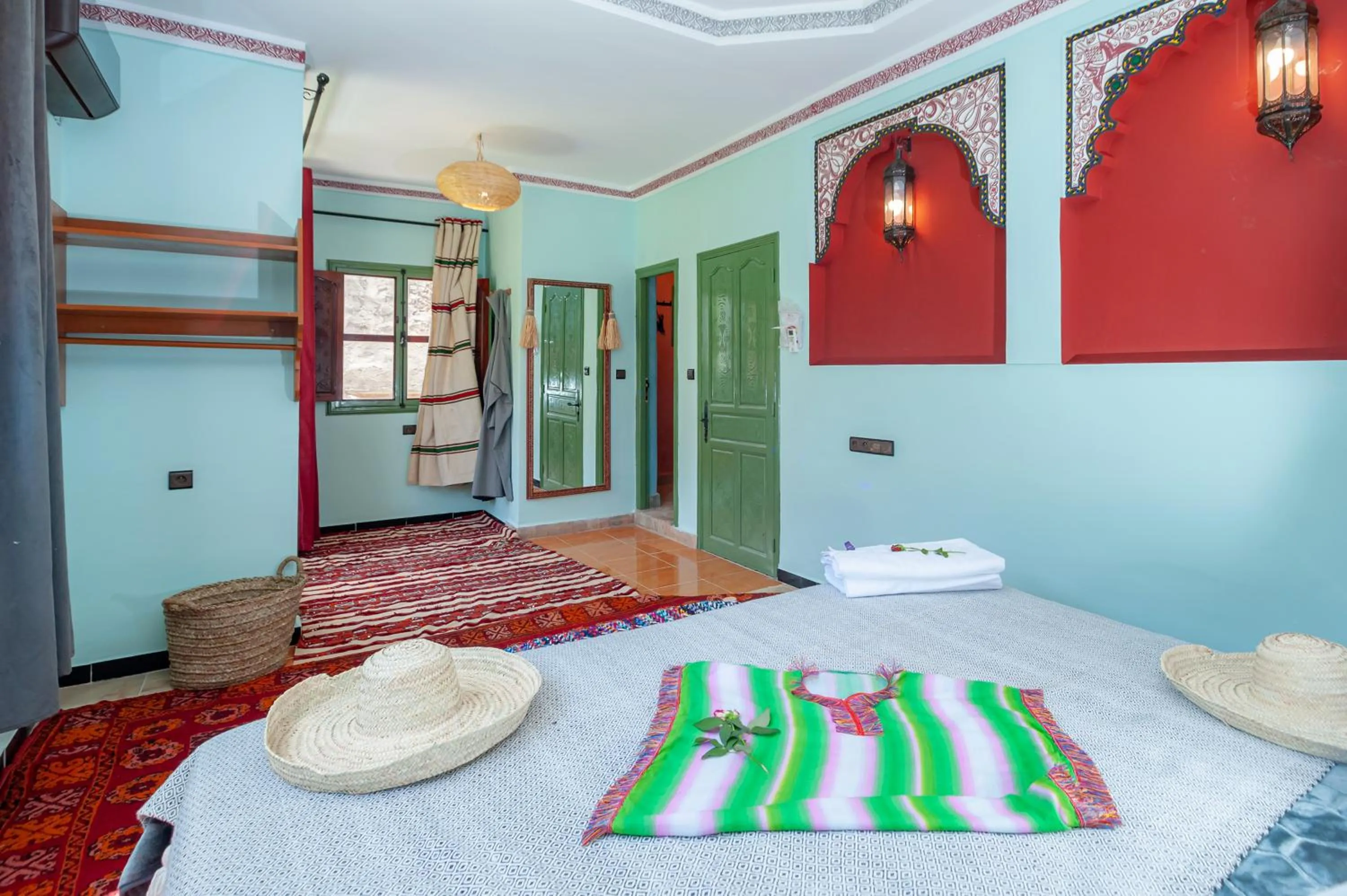 Bed in Smile House Imlil