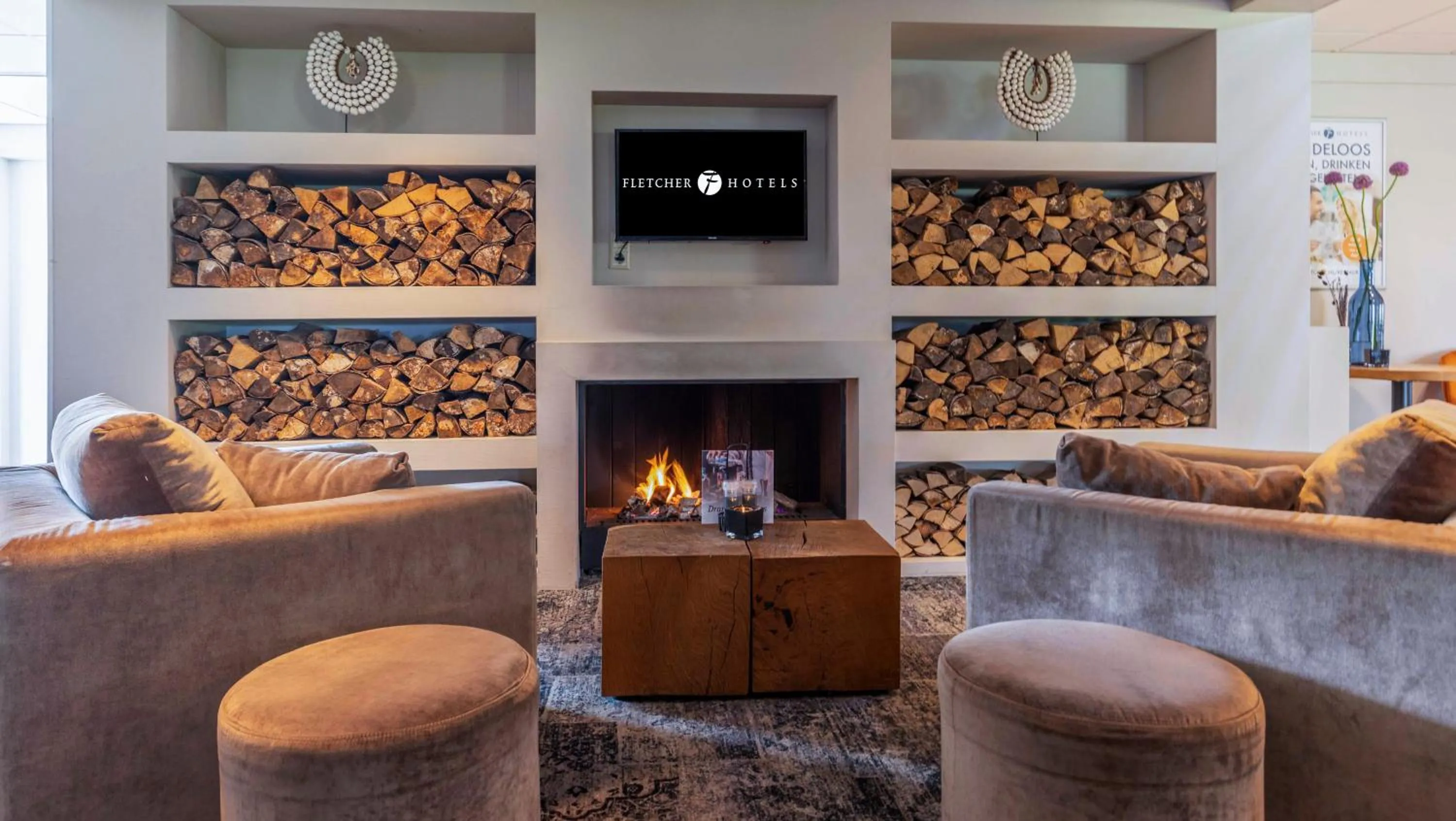 Seating area in Fletcher Zuiderduin Beachhotel