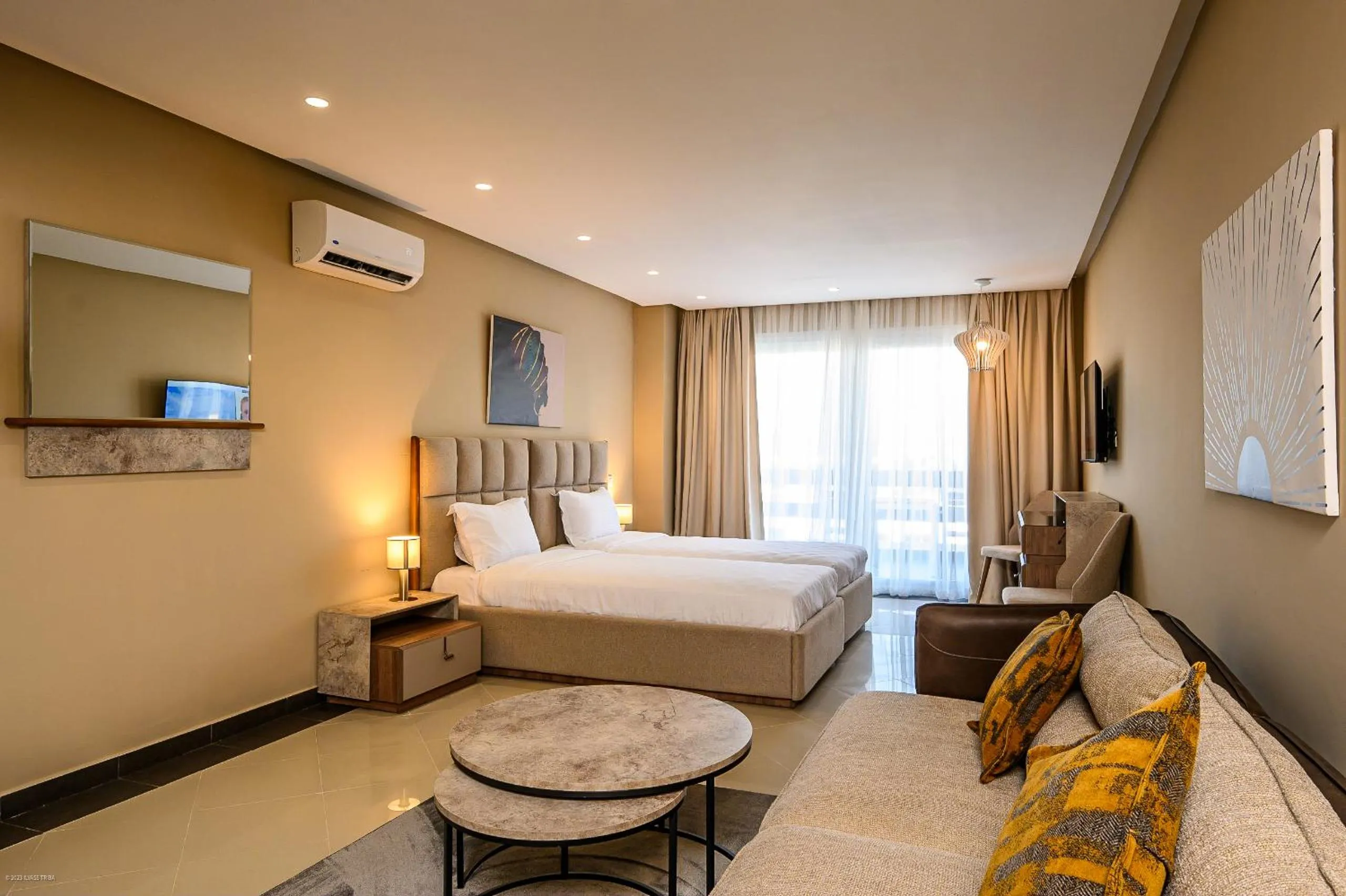 Bedroom, Bed in PLAYA DEL PACHA Suites Hotel