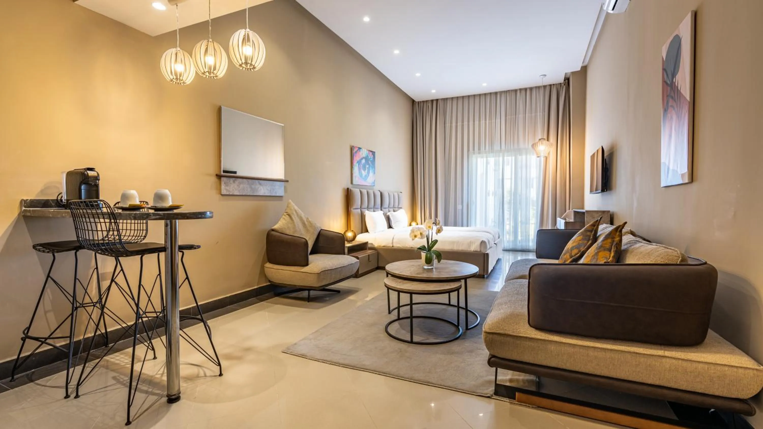 Seating area in PLAYA DEL PACHA Suites Hotel