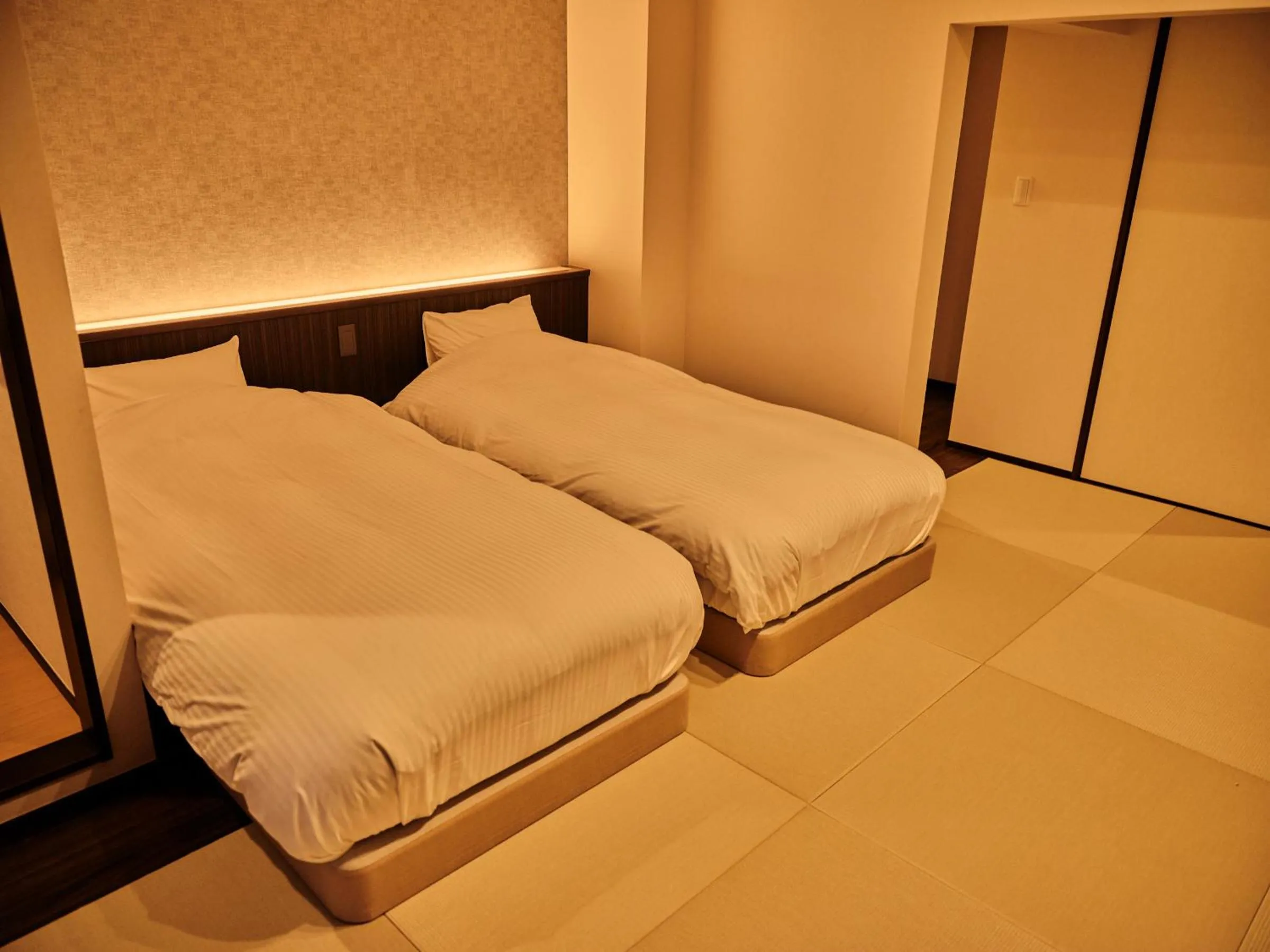 Bed in Hatago Kintoen