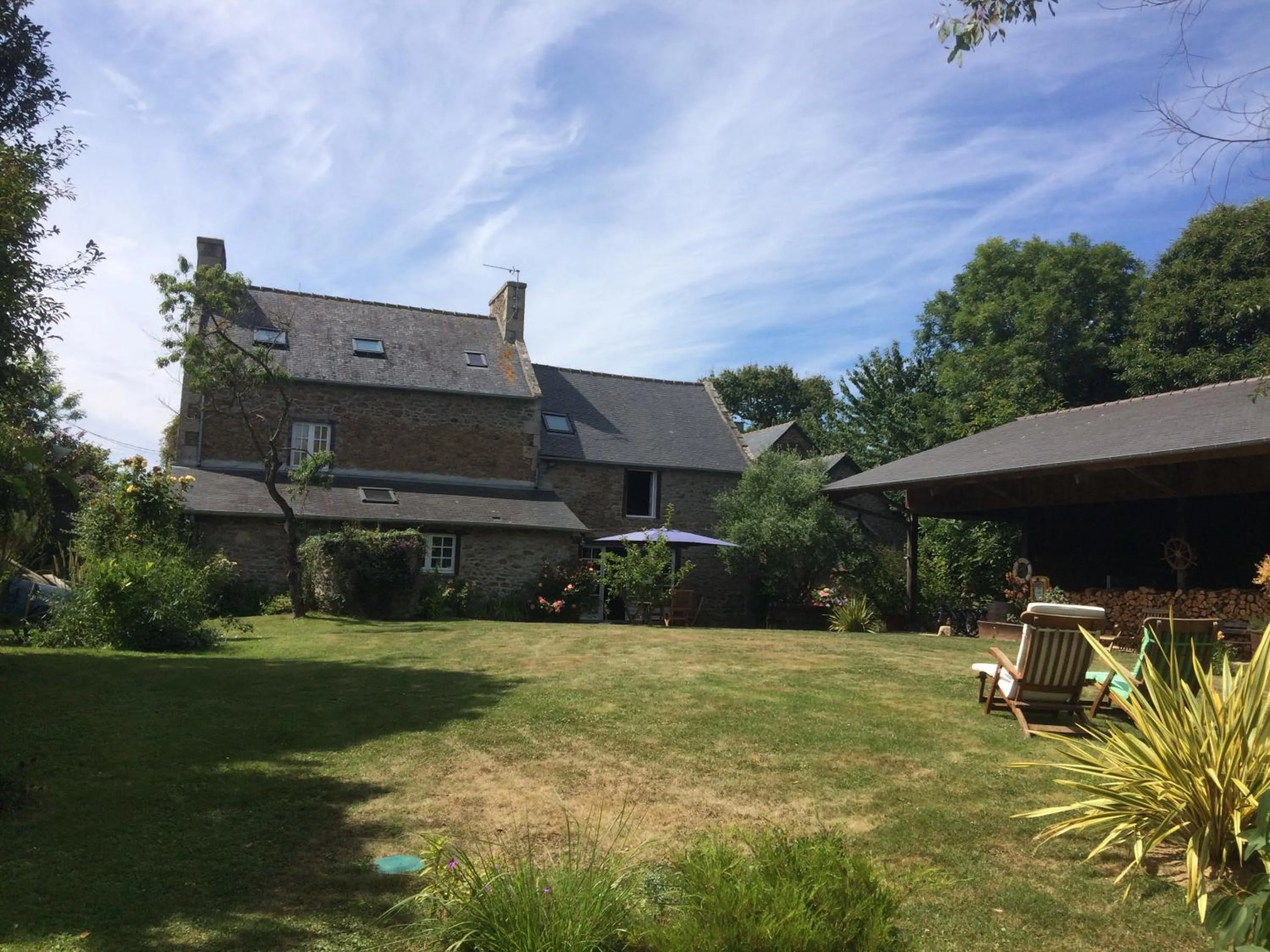 Garden in Manoir de La Rogerais & SPA