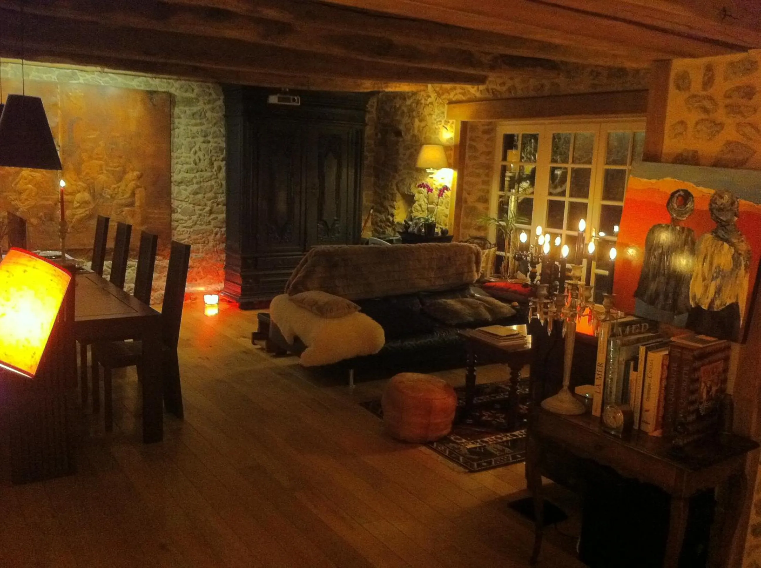 Living room in Manoir de La Rogerais & SPA