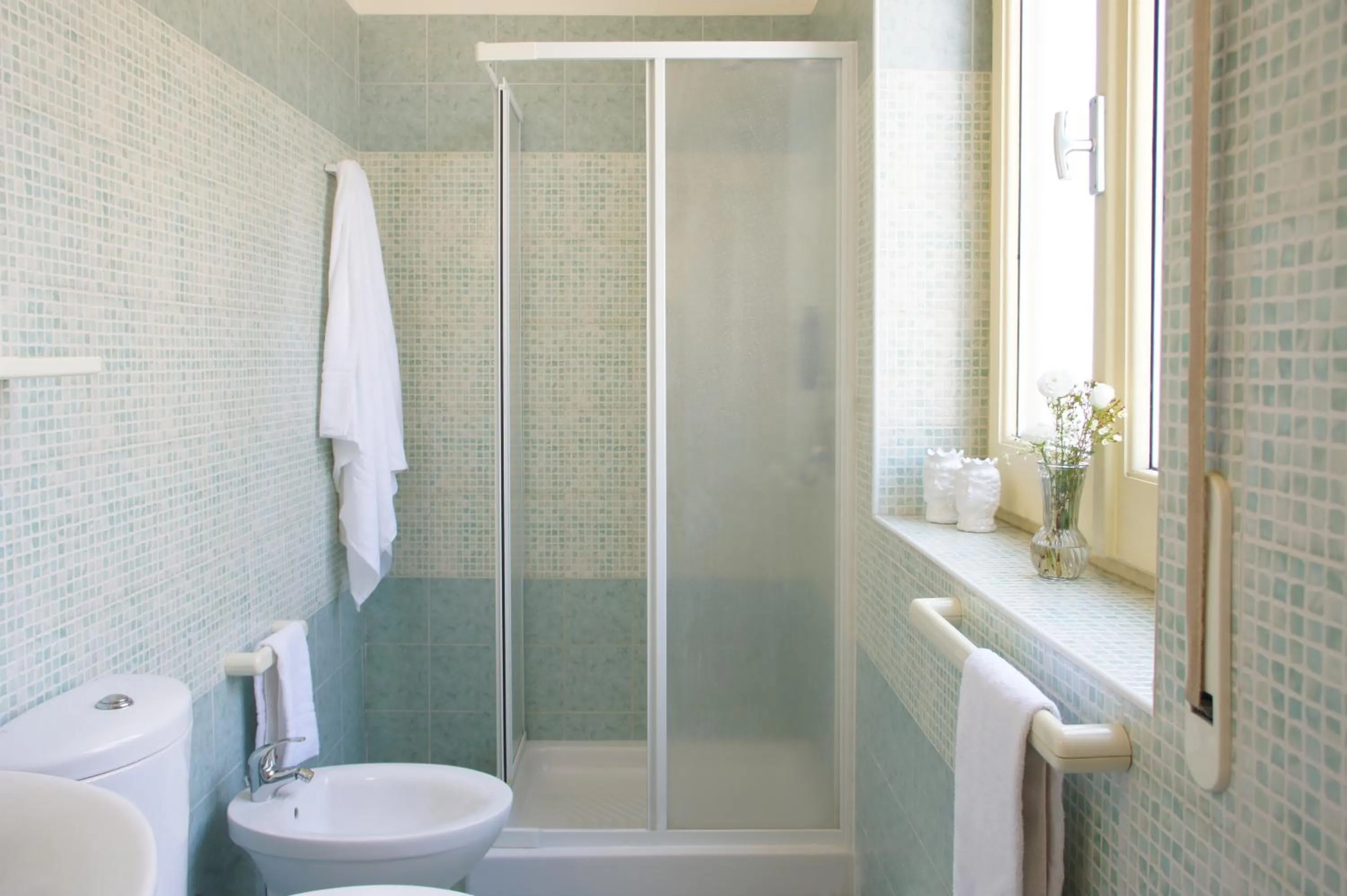 Shower in Hotel le Muse