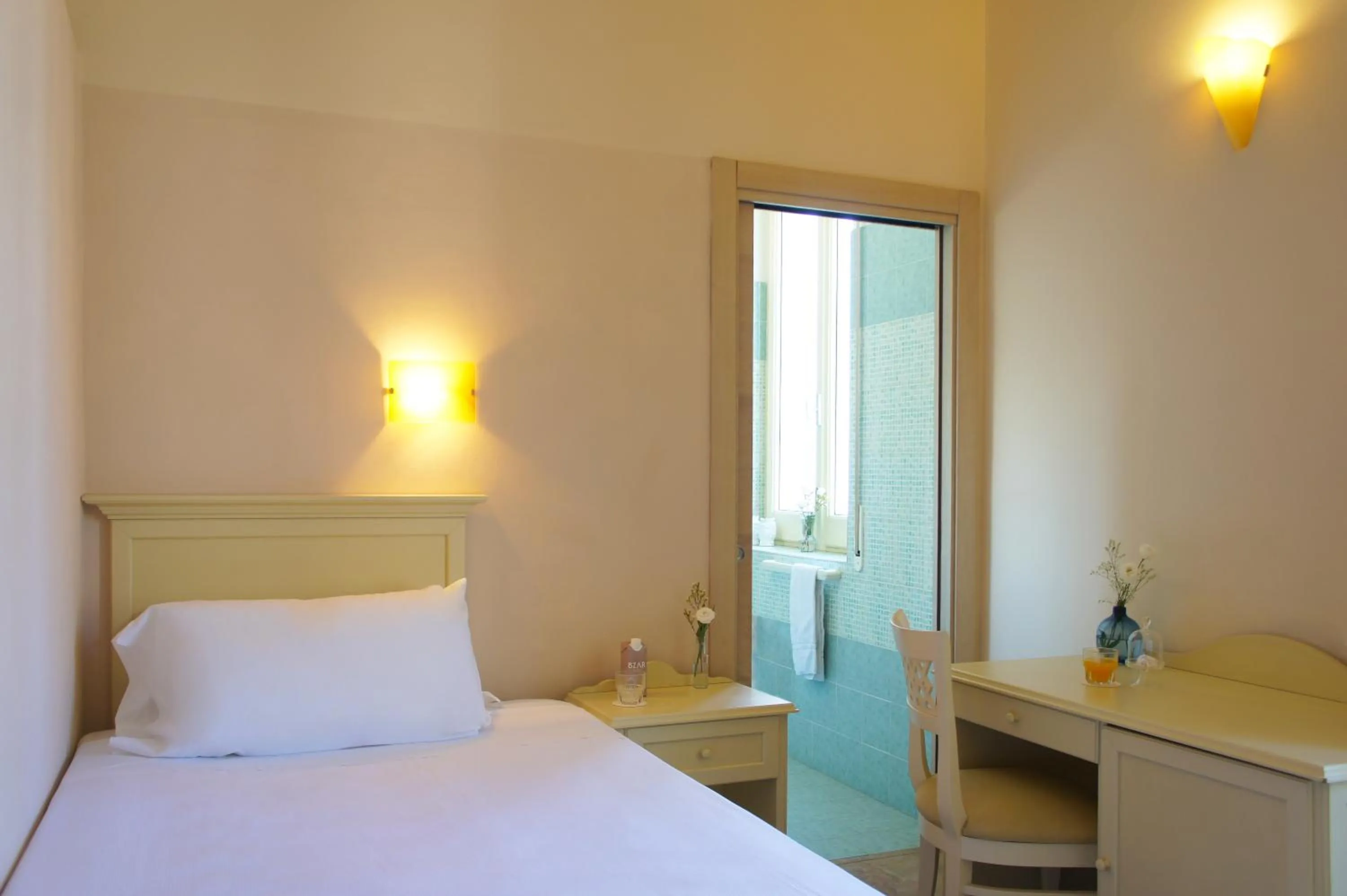 Bed in Hotel le Muse