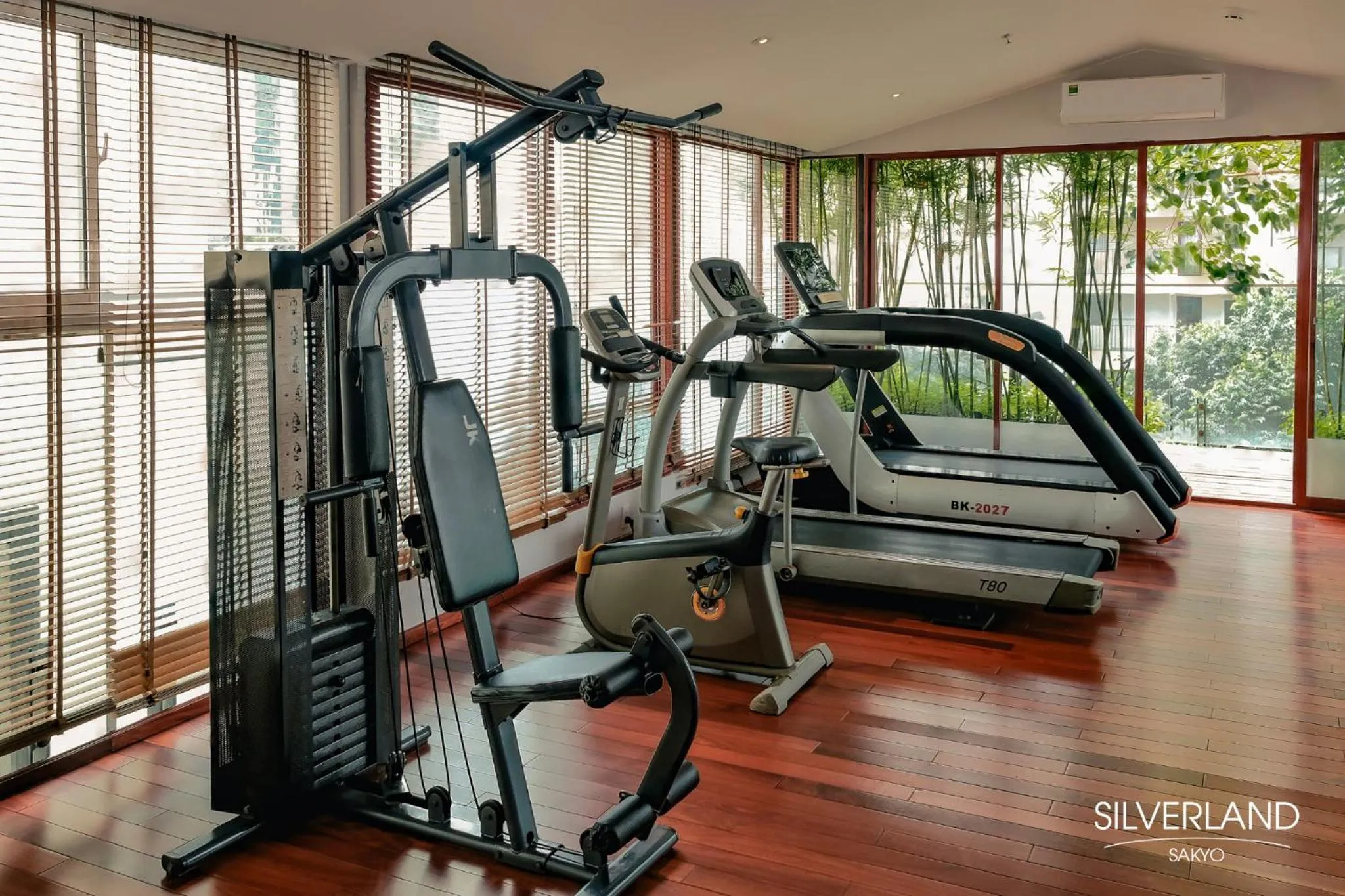 Fitness centre/facilities in Silverland Sakyo Hotel