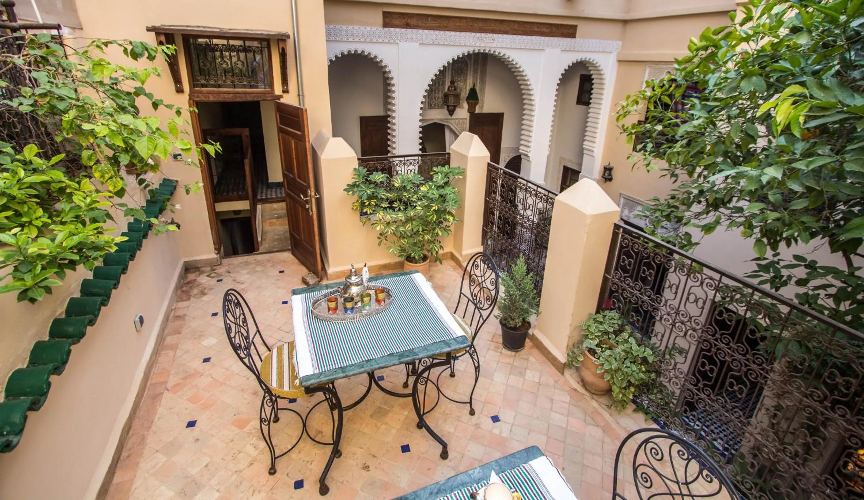 Patio in Riad Letchina