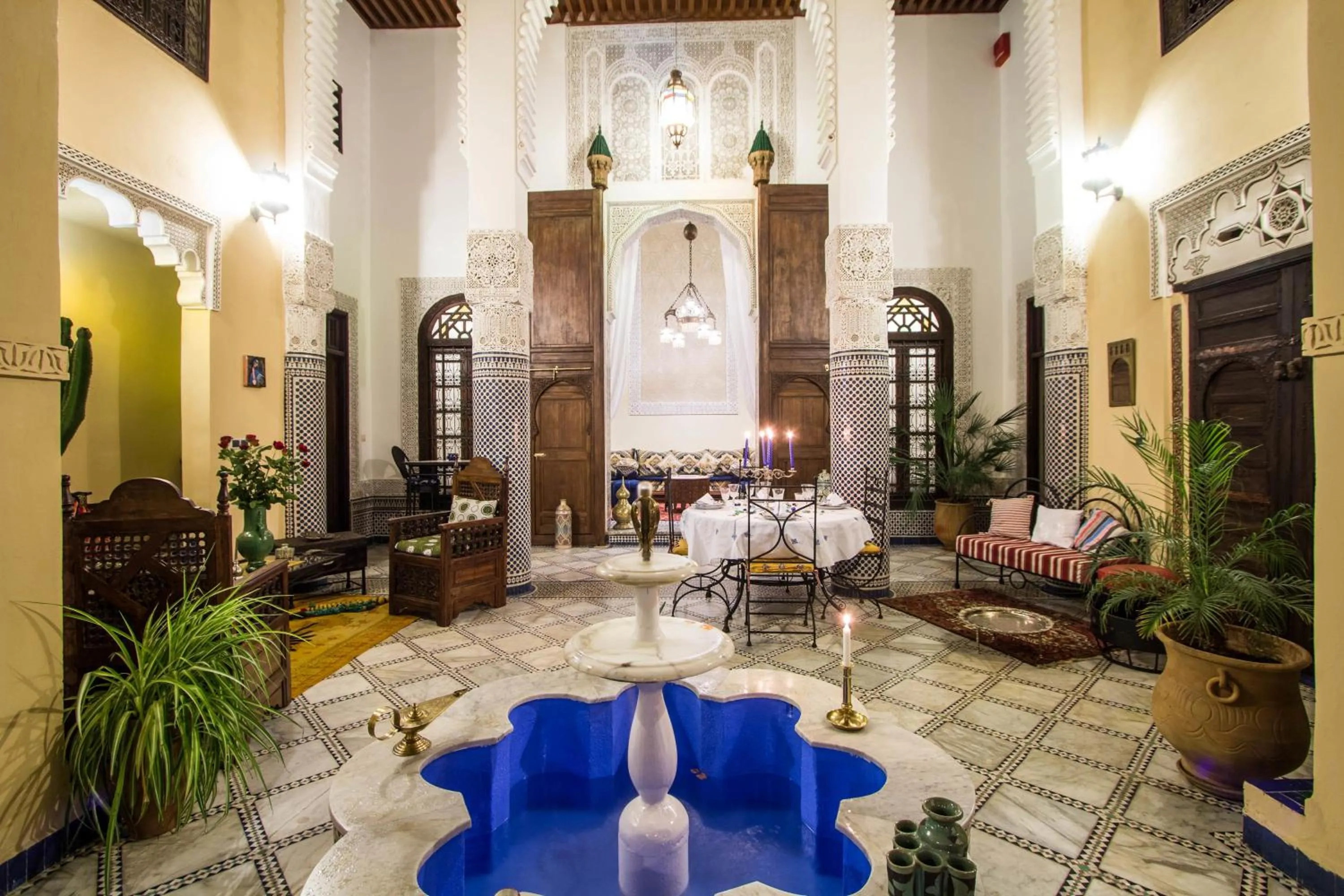 Lobby or reception in Riad Letchina