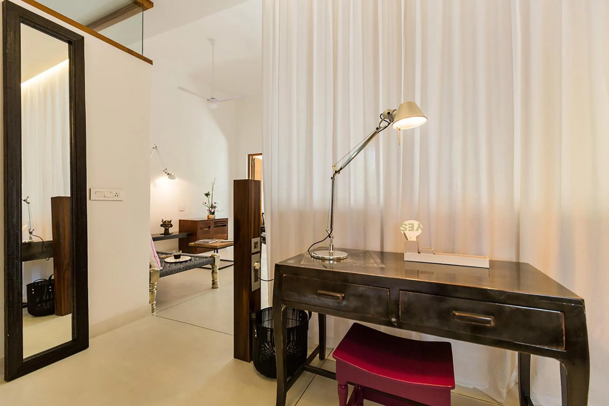 Seating area in La Villa