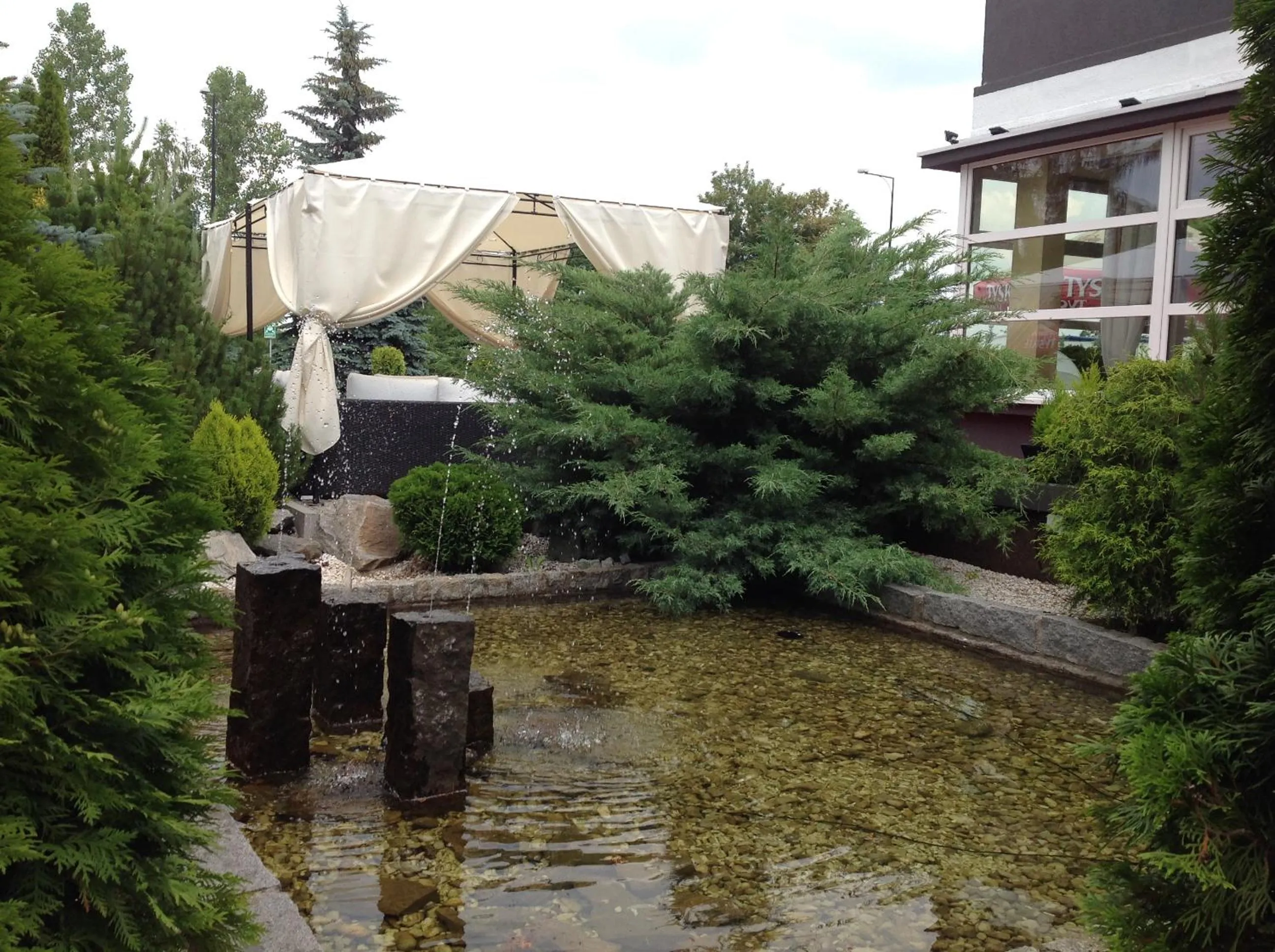 Garden in Hotel Europejski