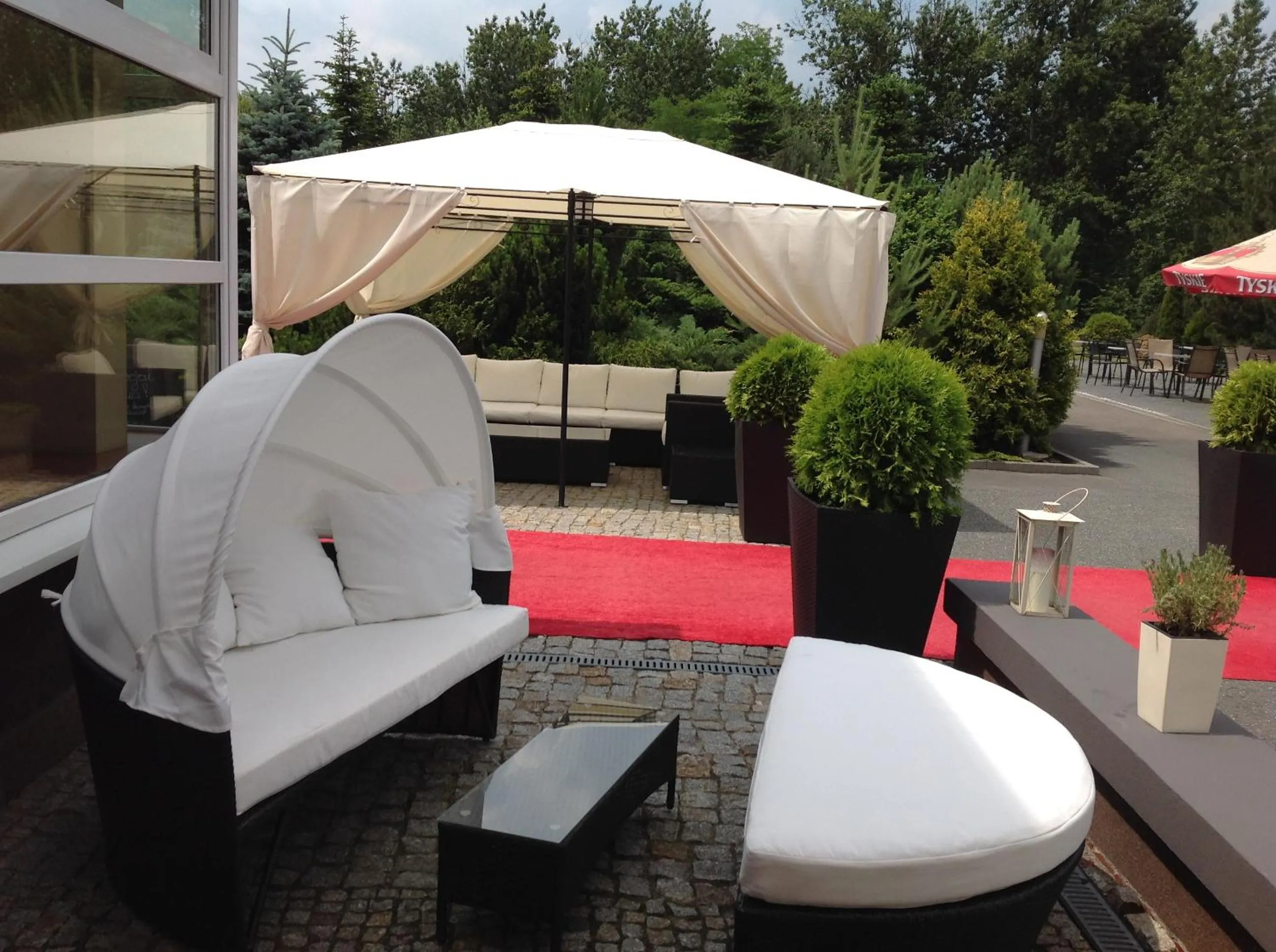 Garden in Hotel Europejski