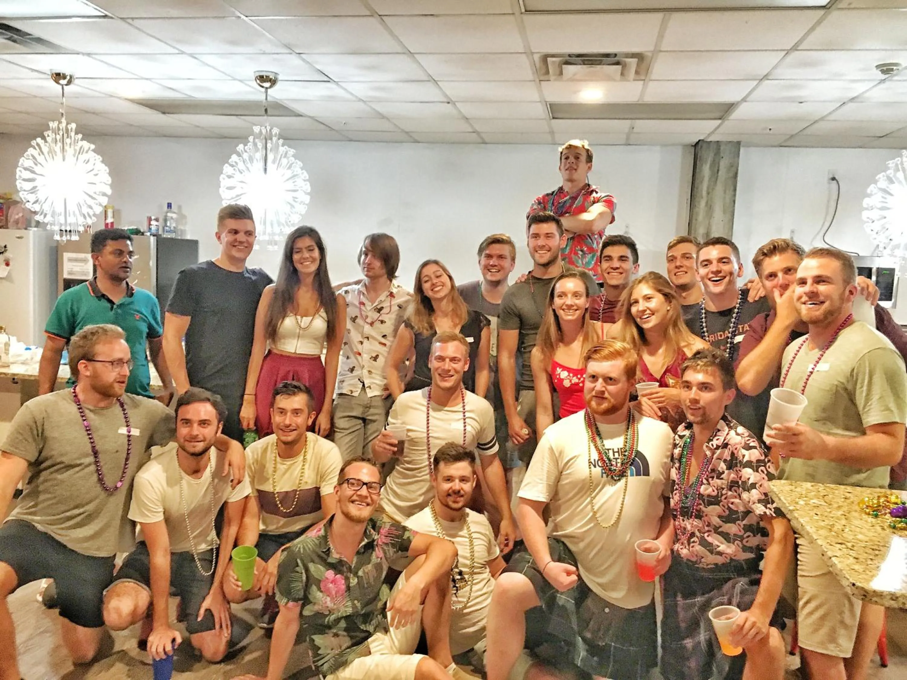 Communal lounge/ TV room in City House New Orleans Samesun