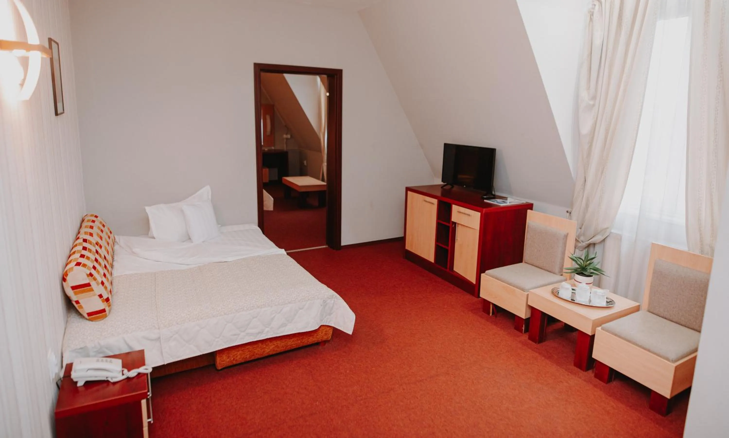 Bed in Hotel Concrete