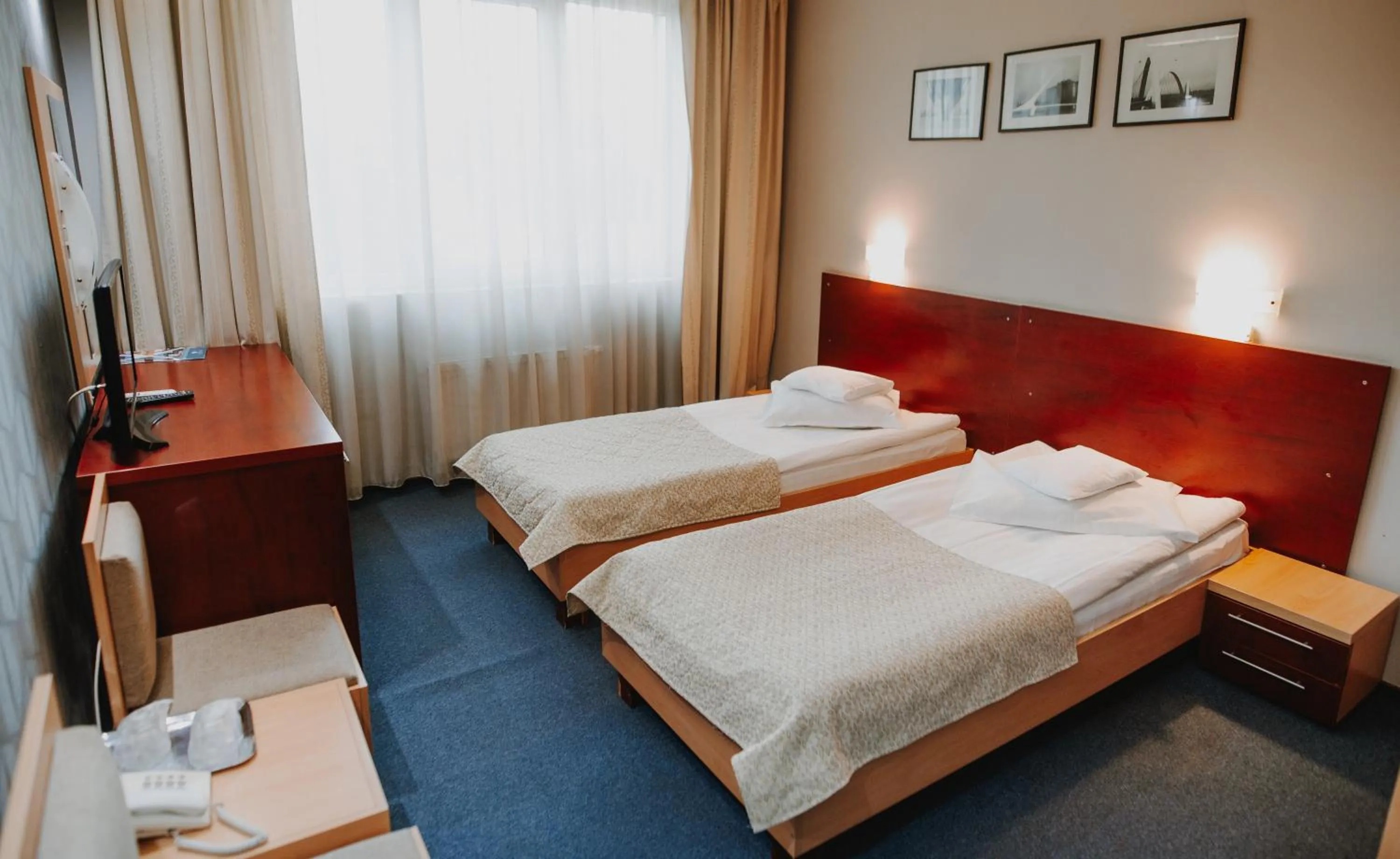 Bed in Hotel Concrete