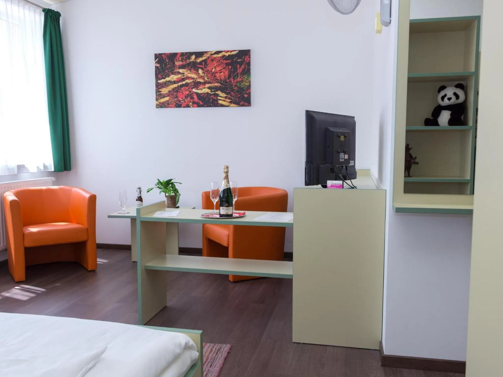 Decorative detail, Bed in WinRooms "hotel&apartments"