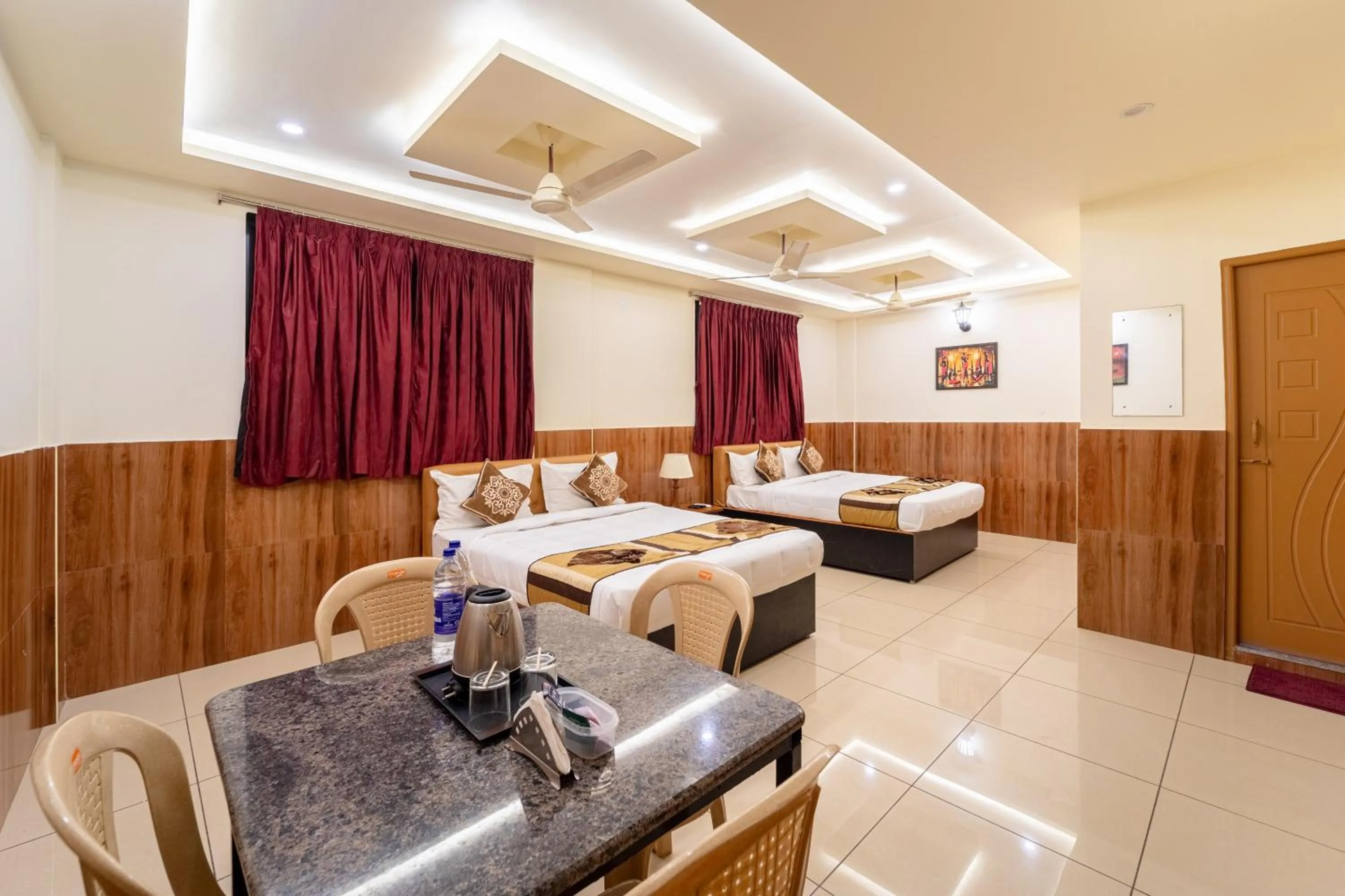 Bedroom in Pondy Stay