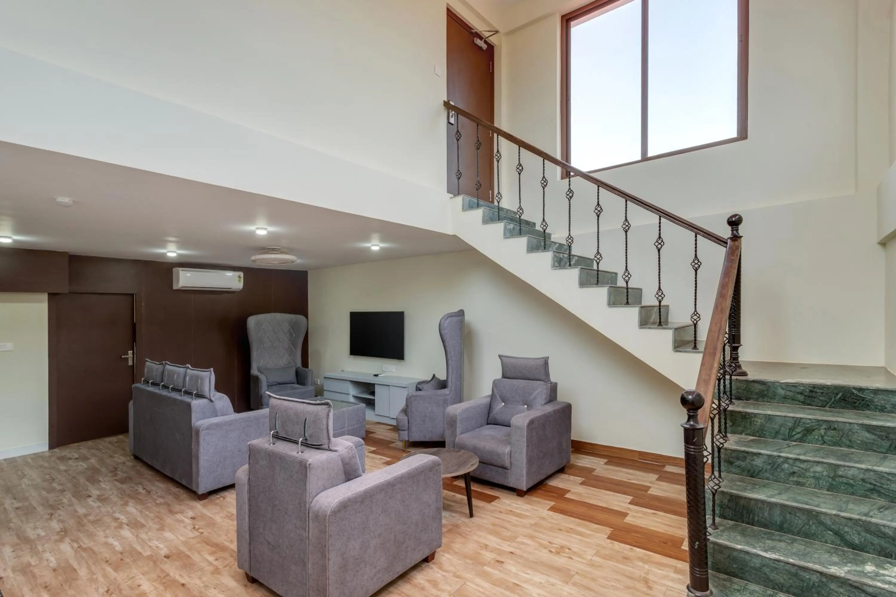 Seating area in La baga Beach Hotel