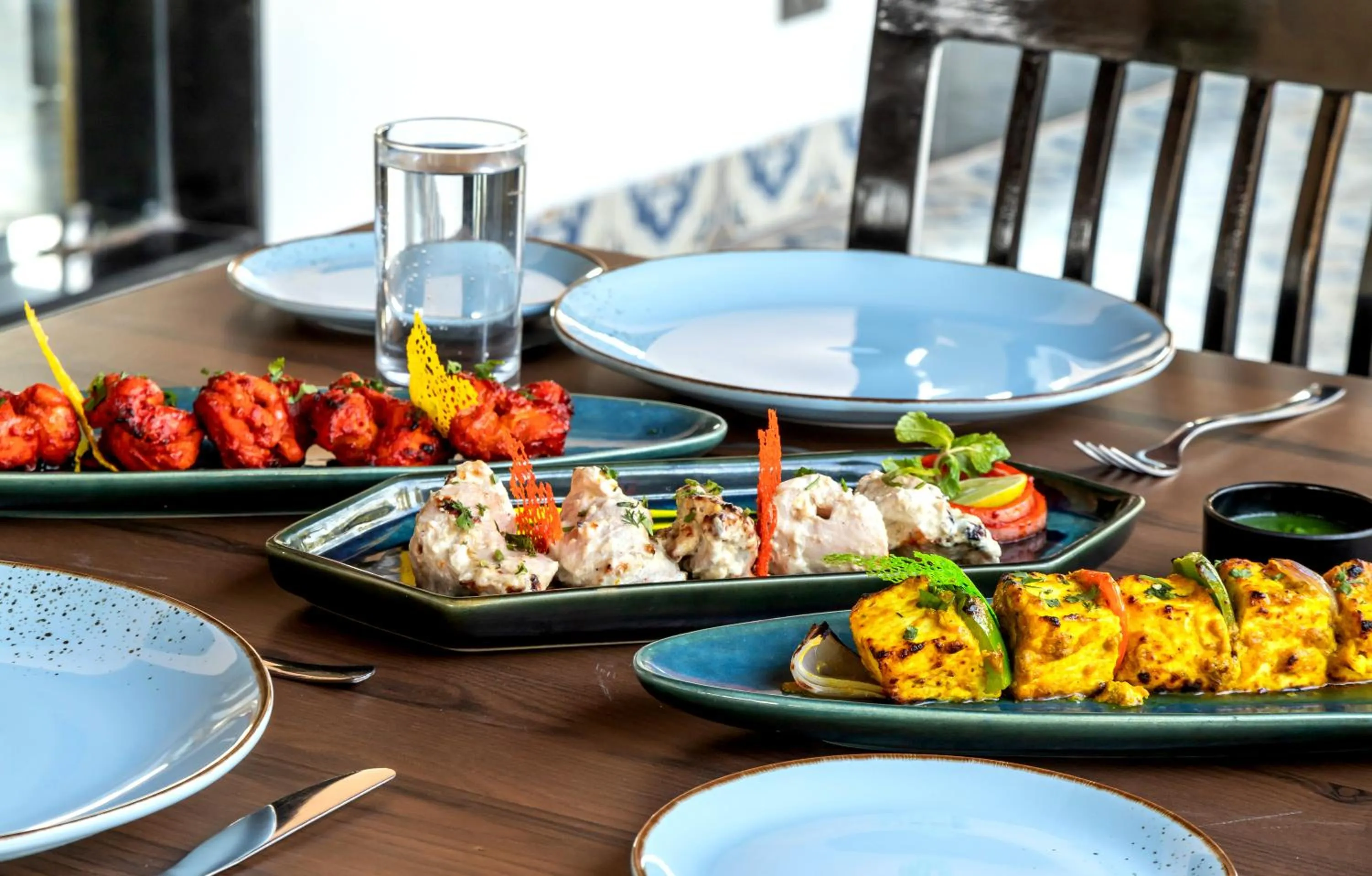 Food close-up in La baga Beach Hotel