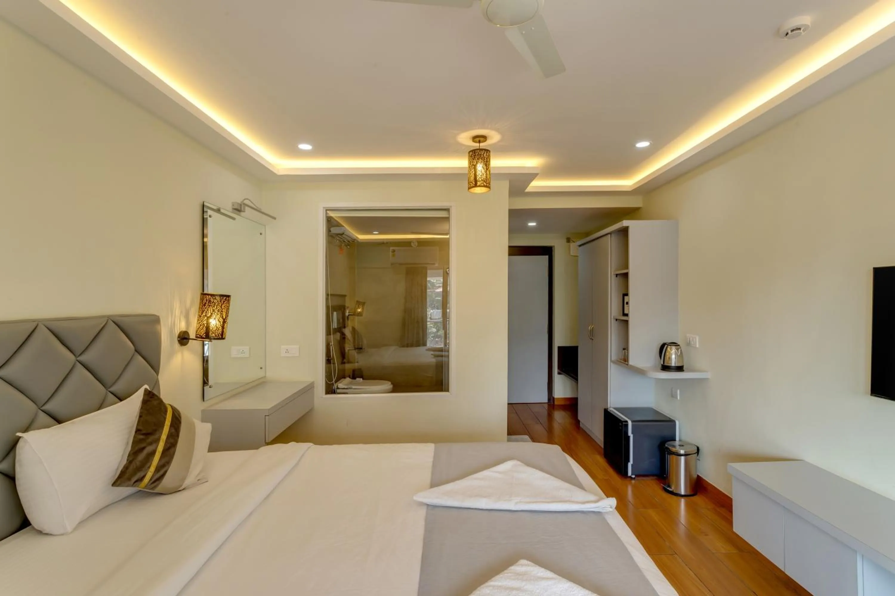 Bed in La baga Beach Hotel