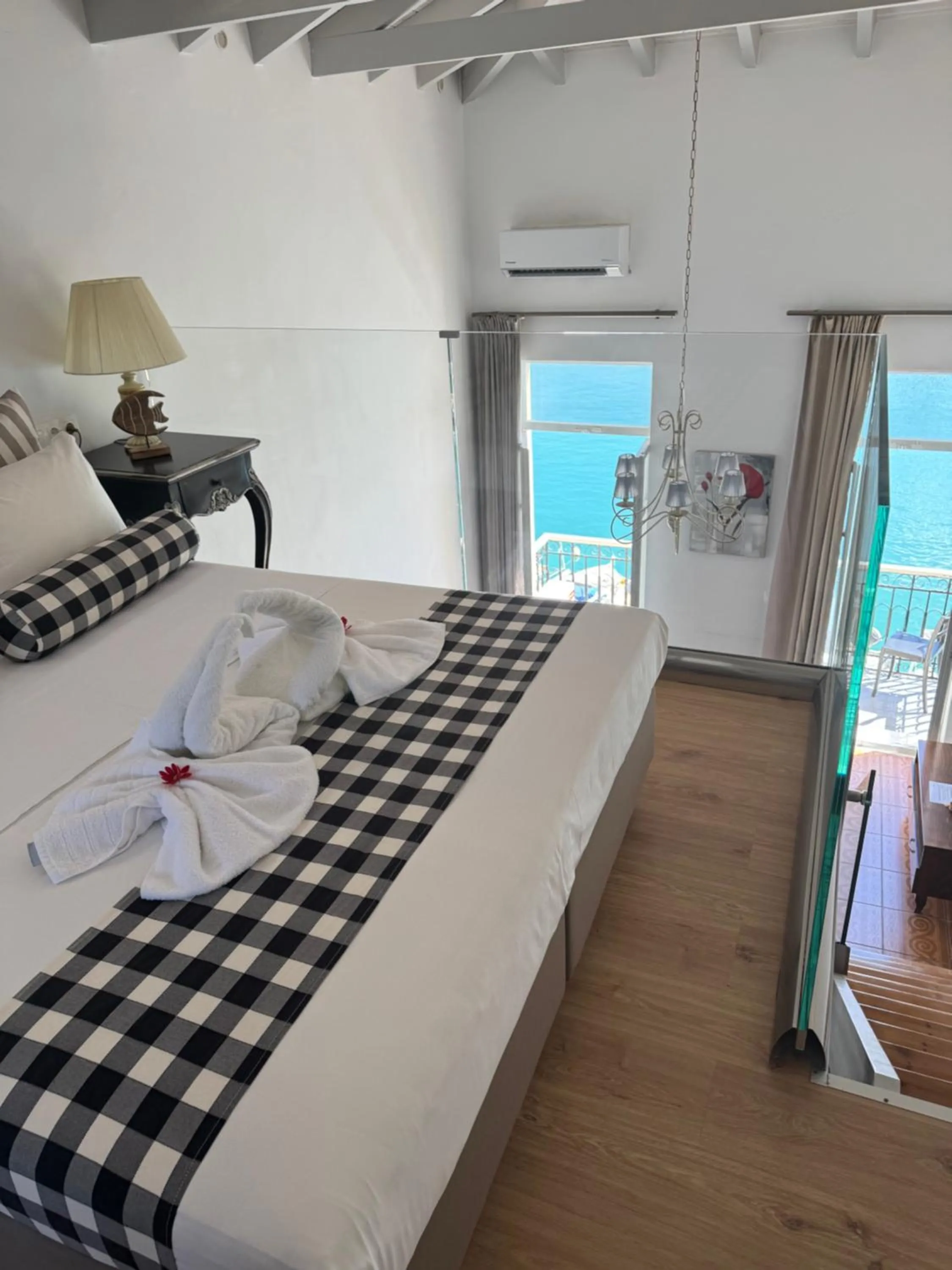 Bed in Porto Enetiko Suites
