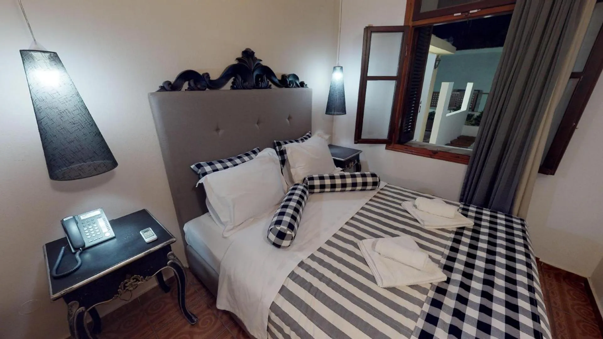 Bed in Porto Enetiko Suites