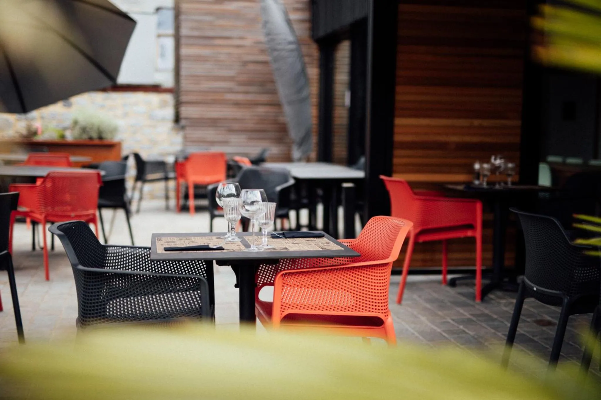 Patio in Le Presbytère de Sautour
