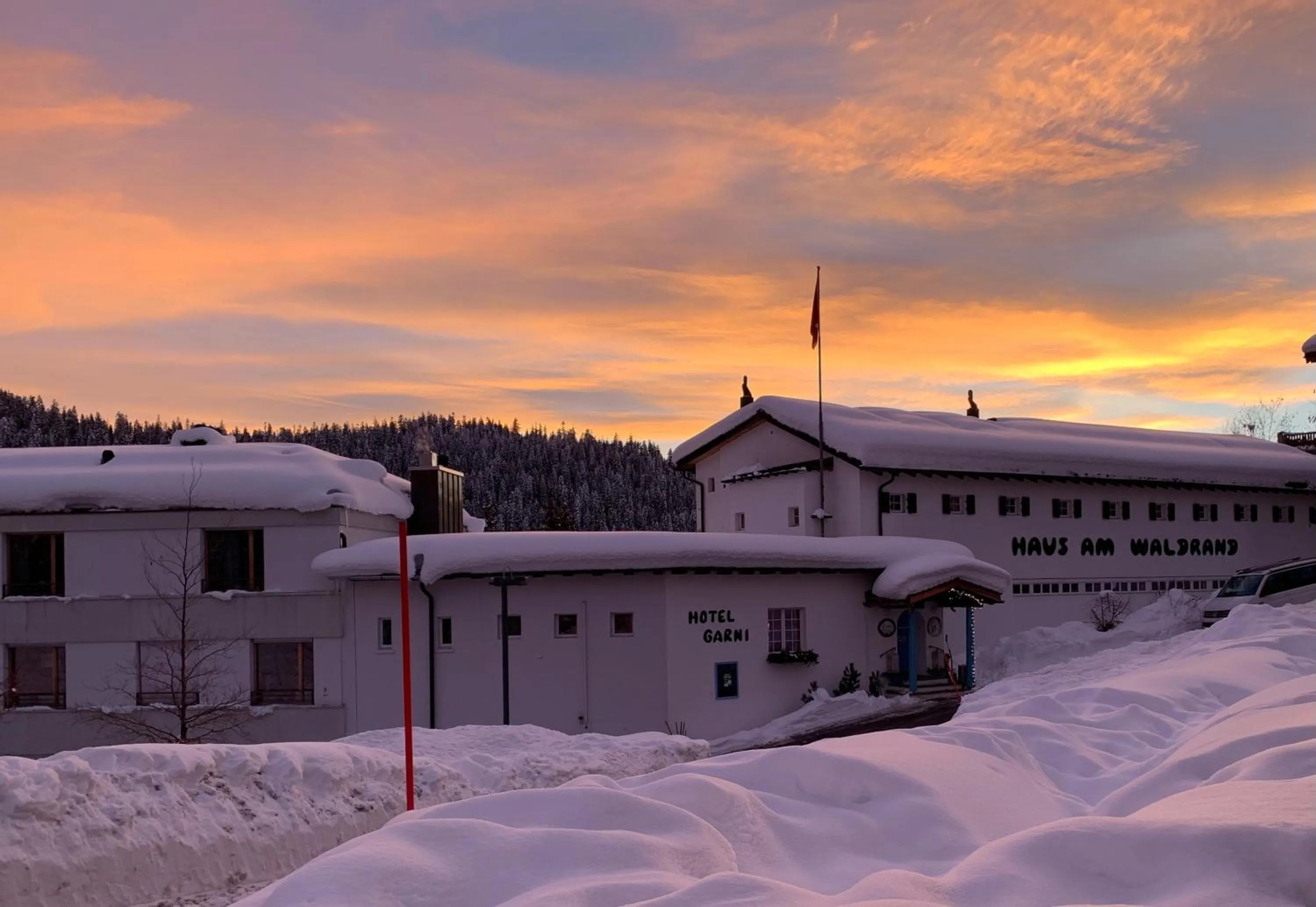 Property building in Hotel Haus am Waldrand